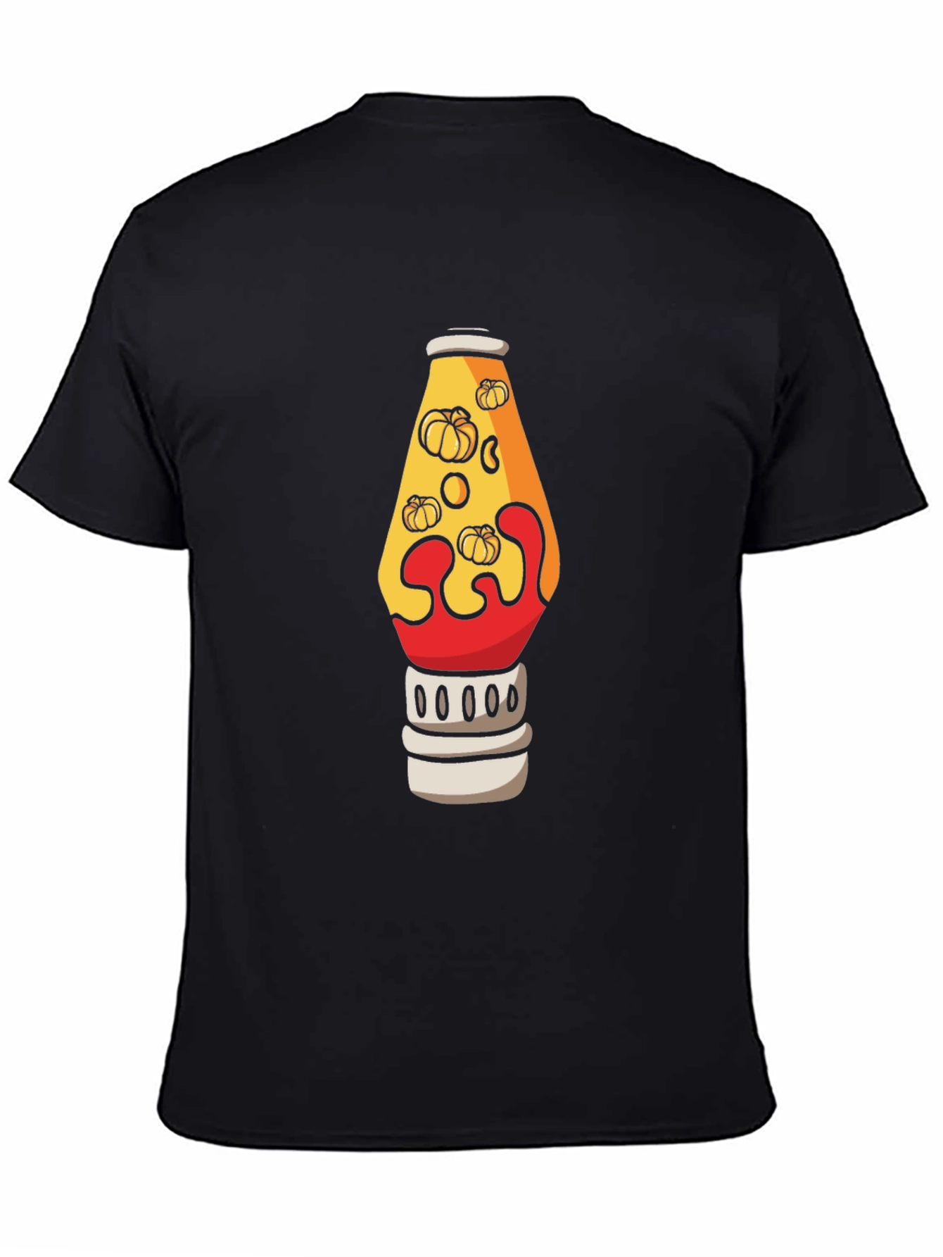Pumpkin Lava Lamp Graphic Tee - Halloween Shirt