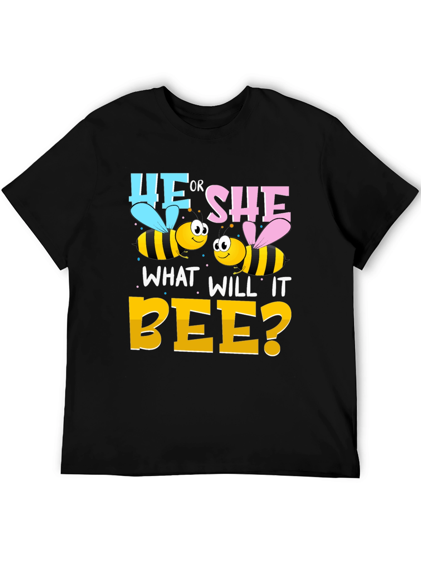 He or She Bee Gender Reveal T-Shirt