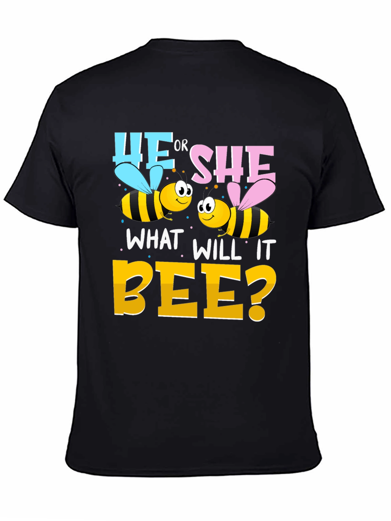 He or She Bee Gender Reveal T-Shirt