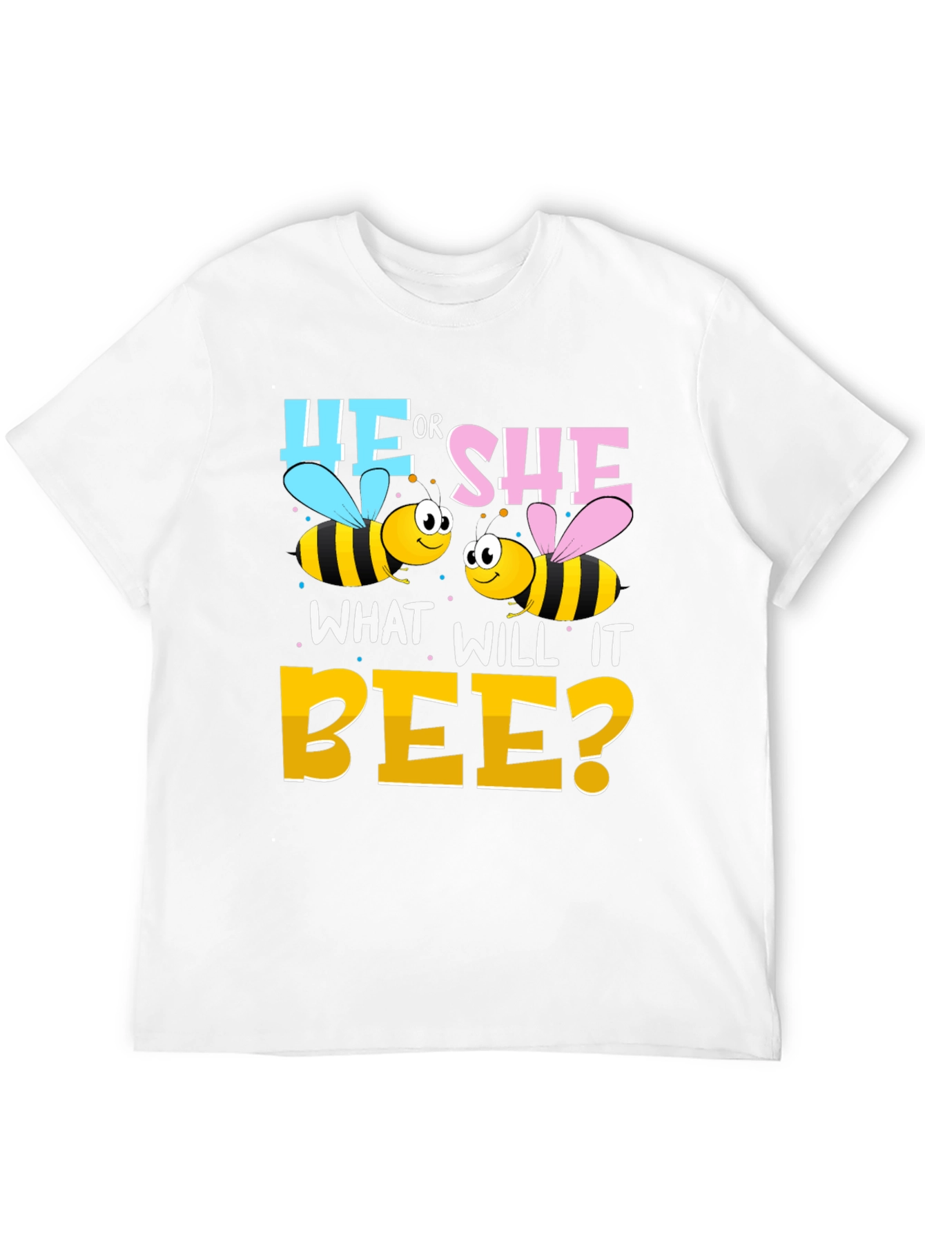 He or She Bee Gender Reveal T-Shirt