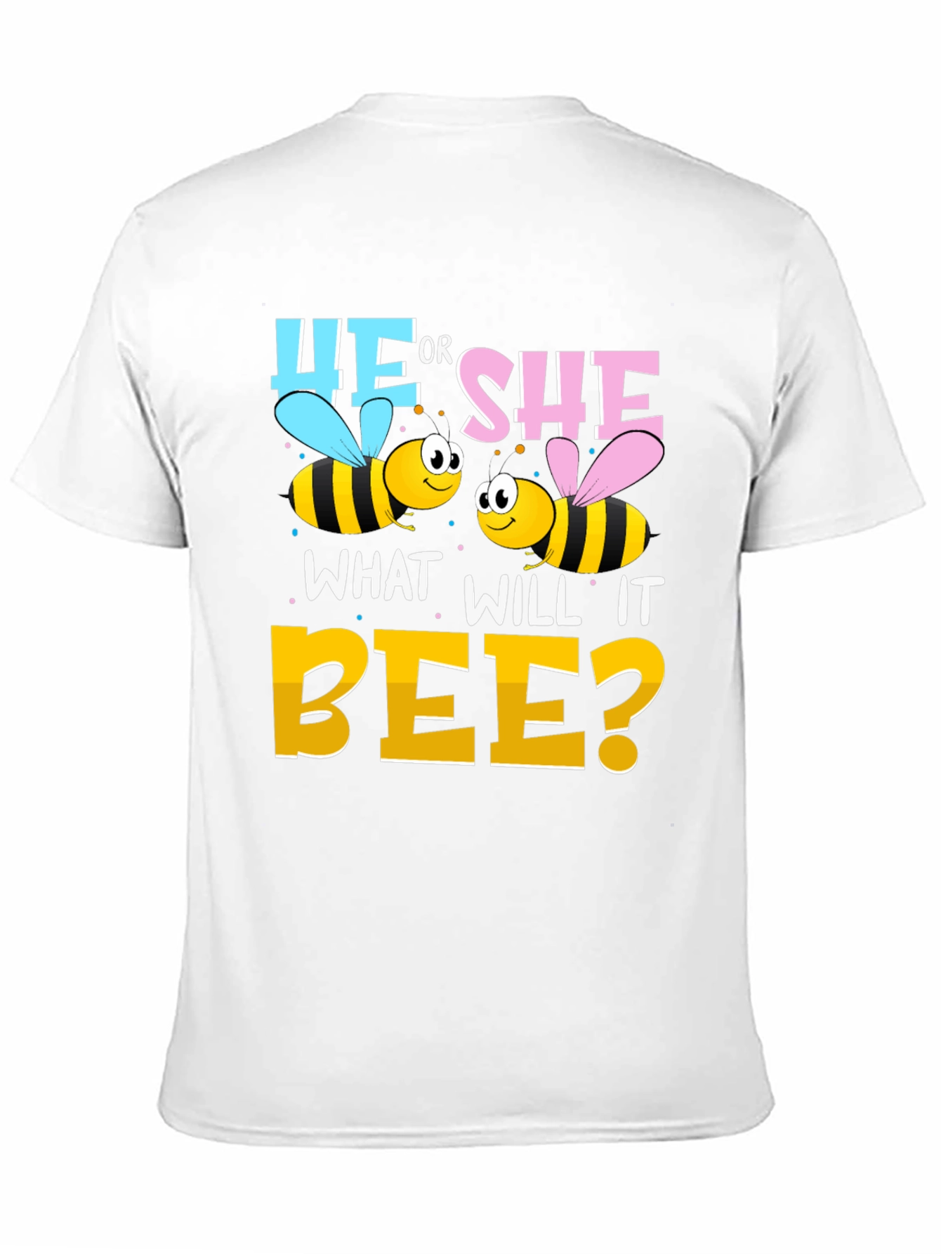 He or She Bee Gender Reveal T-Shirt