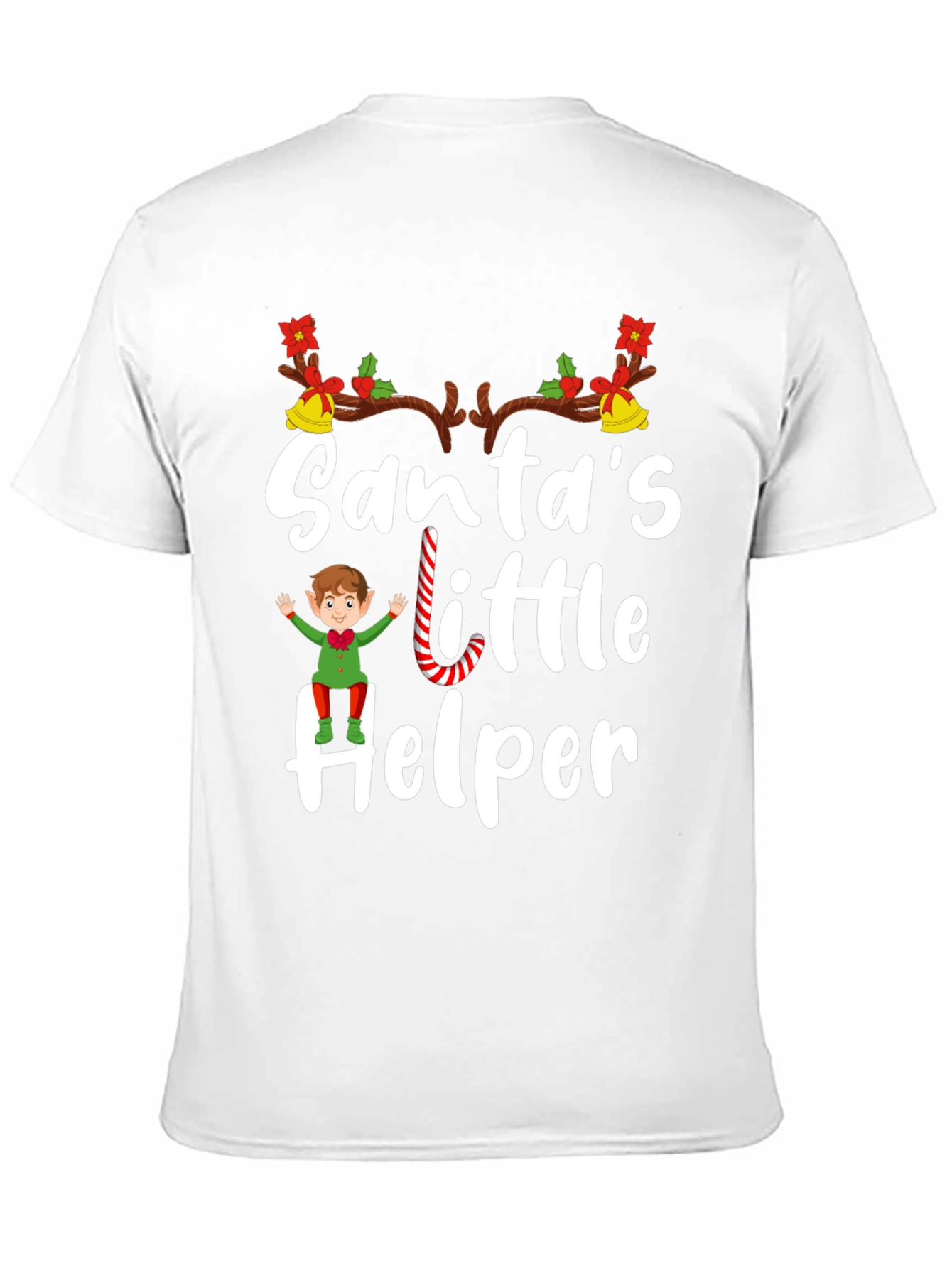Santas Little Helper Holiday T-Shirt