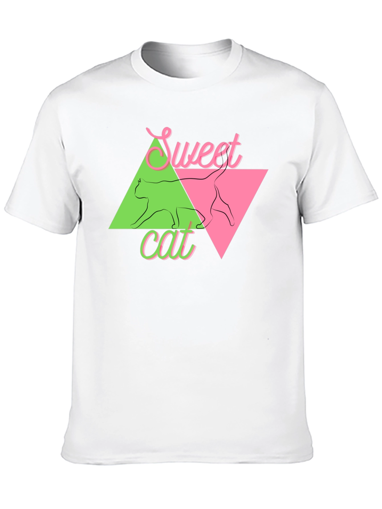 Sweet Cat T-Shirt - Trendy Graphic Tee