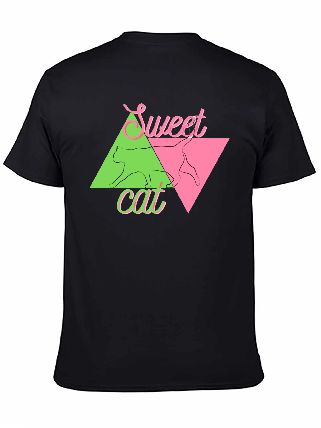 Sweet Cat T-Shirt - Trendy Graphic Tee