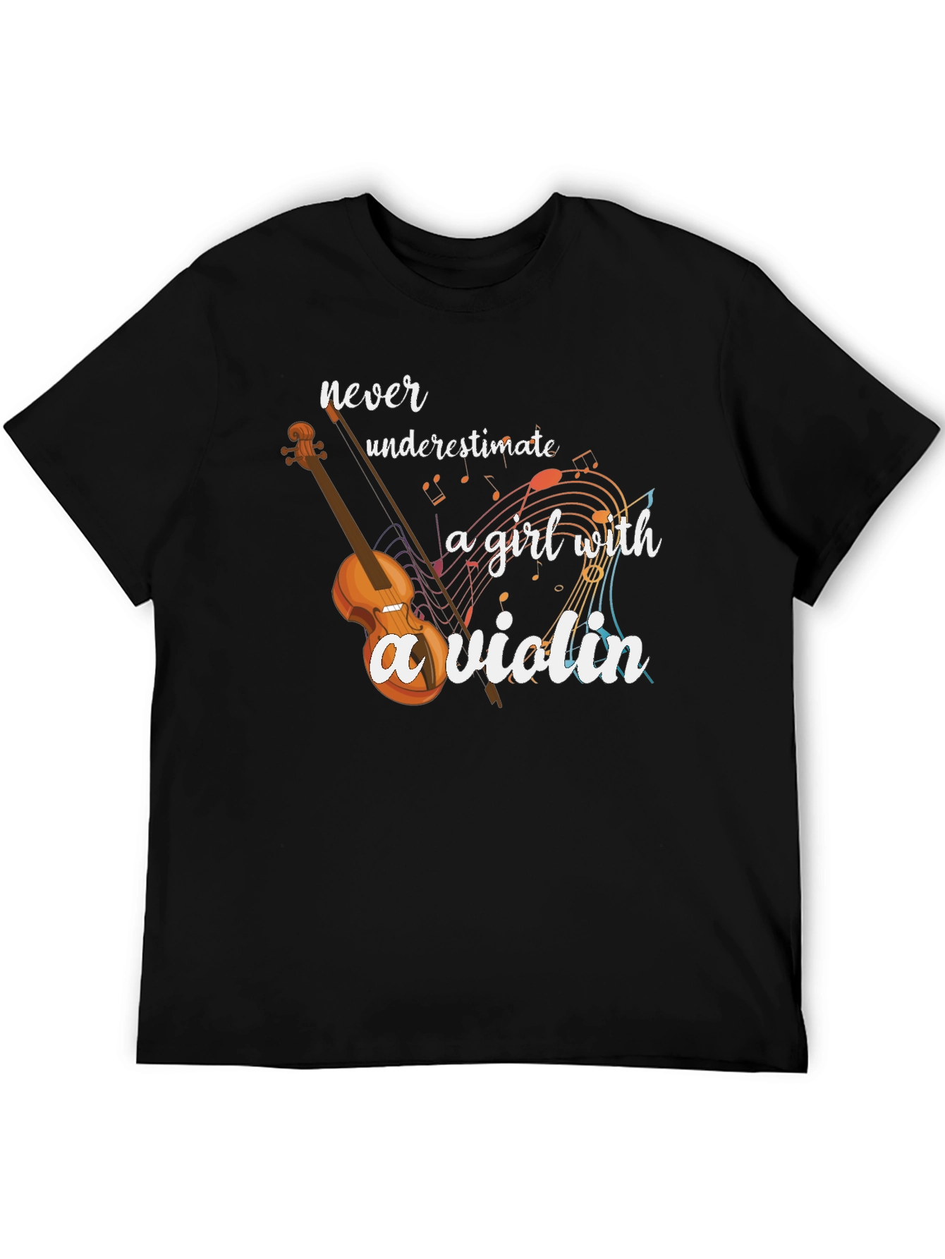 Violin Girl Graphic Tee