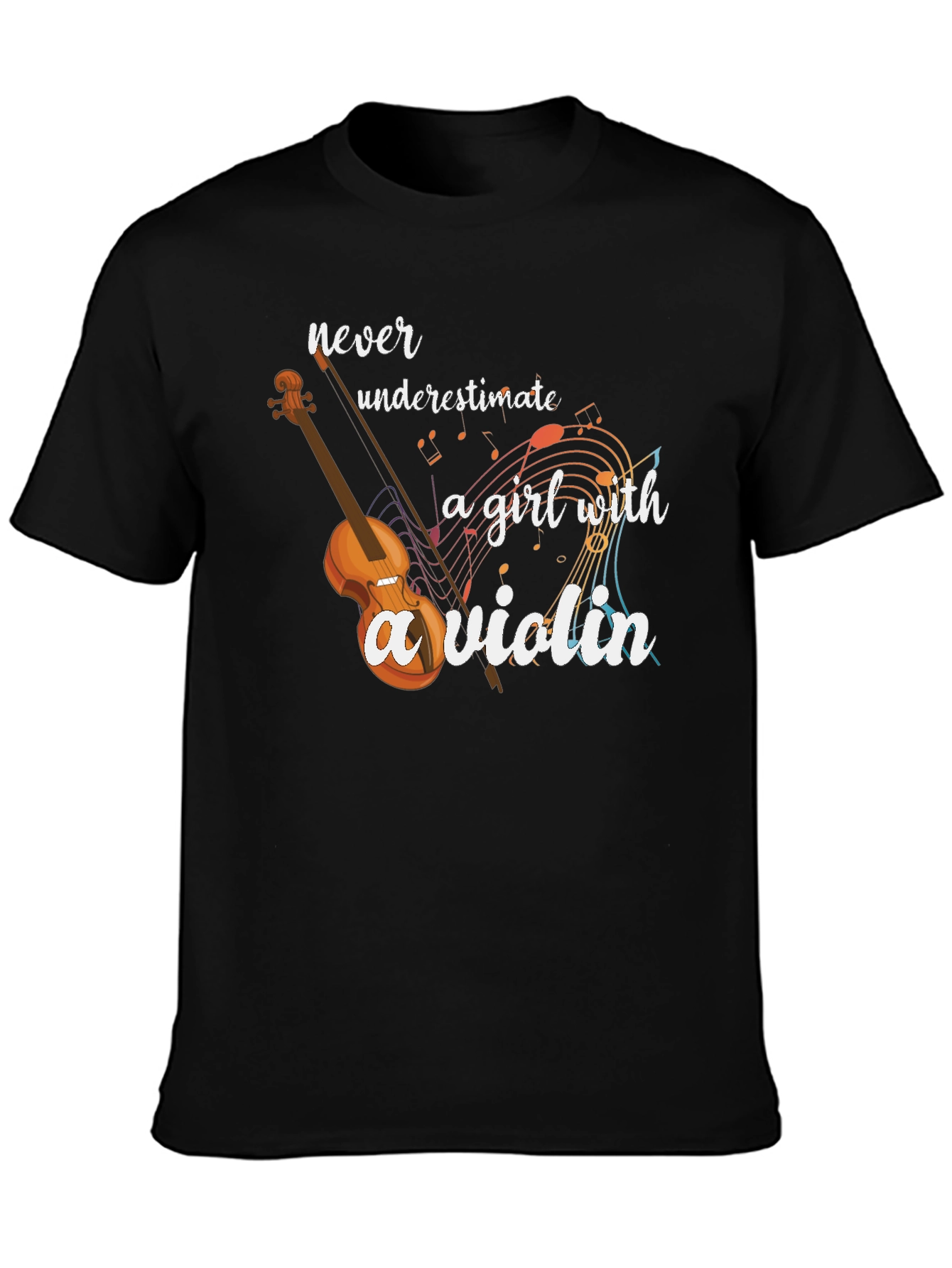 Violin Girl Graphic Tee
