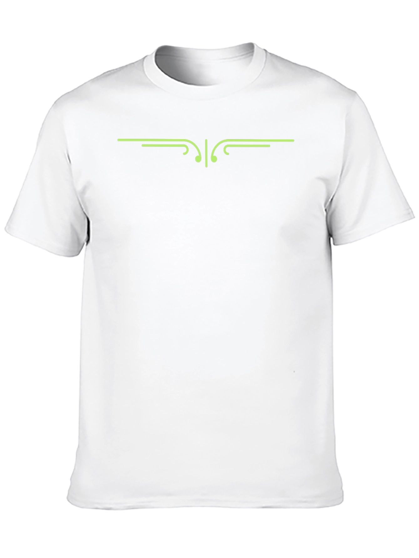 Minimalist Line Art Black T-Shirt