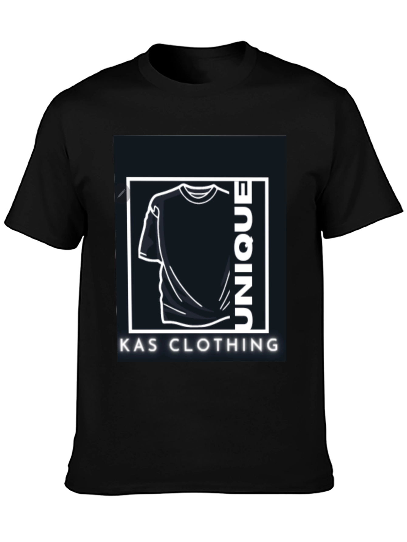 Unique KAS Clothing Black Graphic Tee