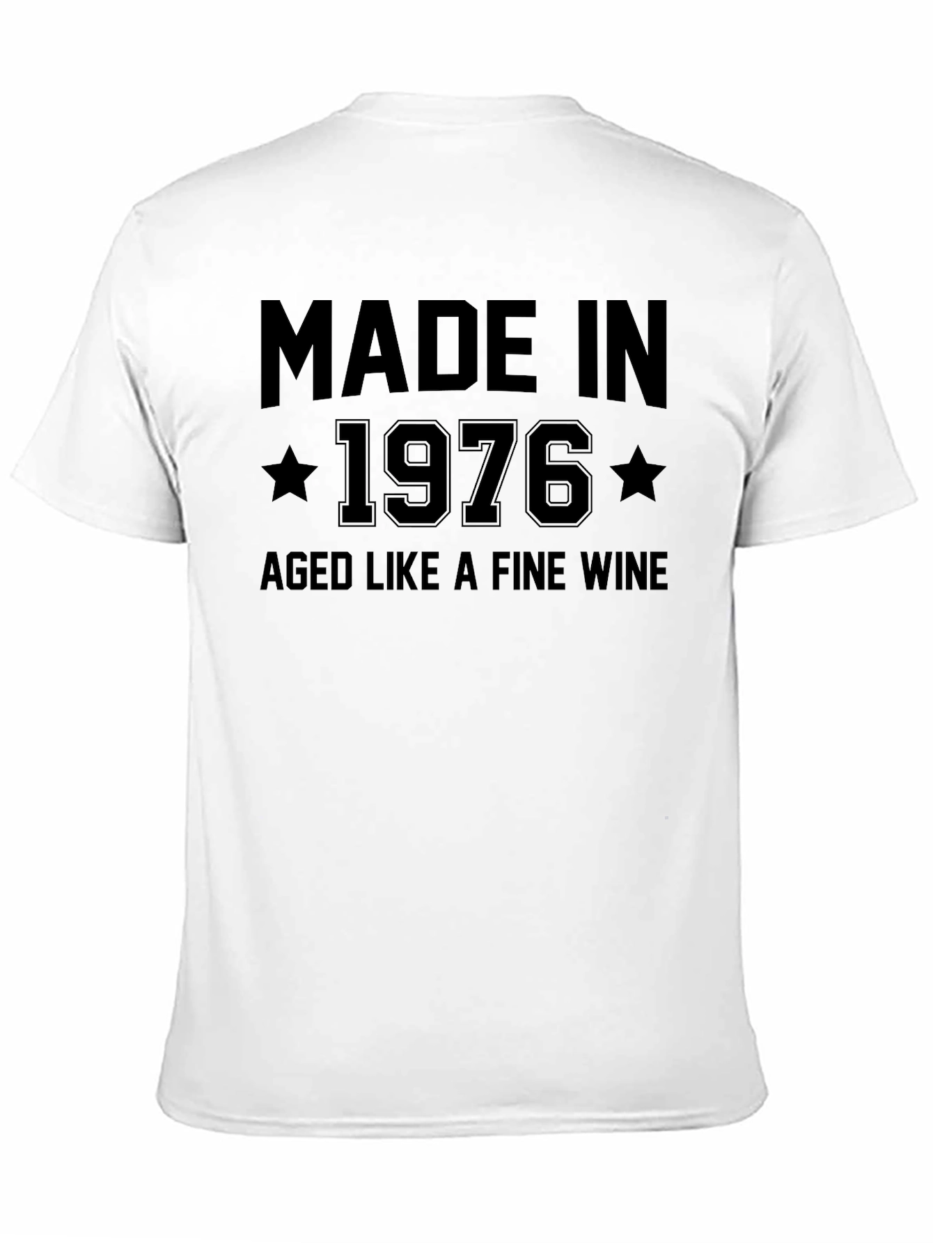 Made in 1976 Aged Like Wine Graphic Tee