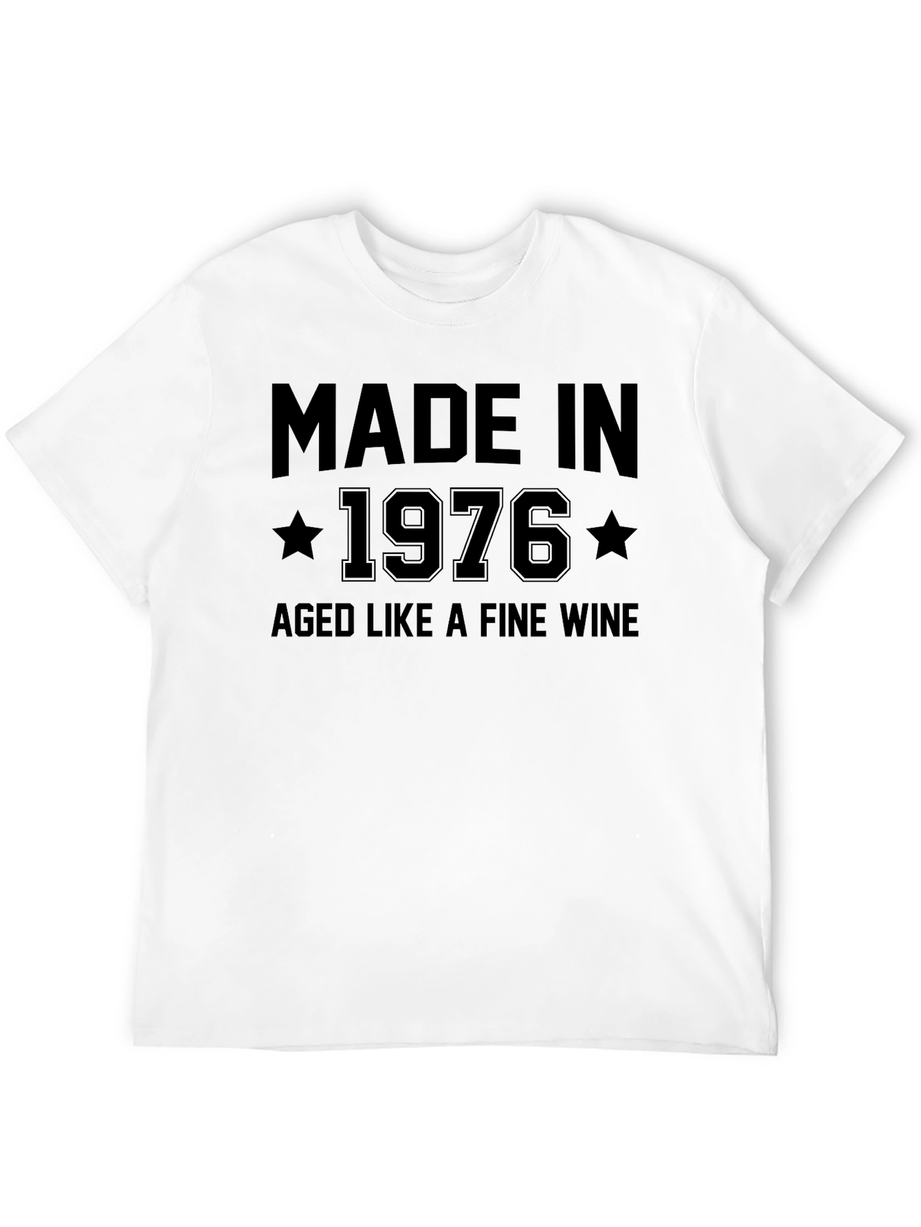 Made in 1976 Aged Like Wine Graphic Tee
