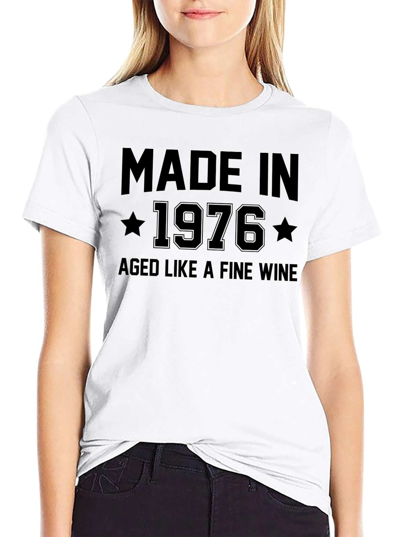 Made in 1976 Aged Like Wine Graphic Tee