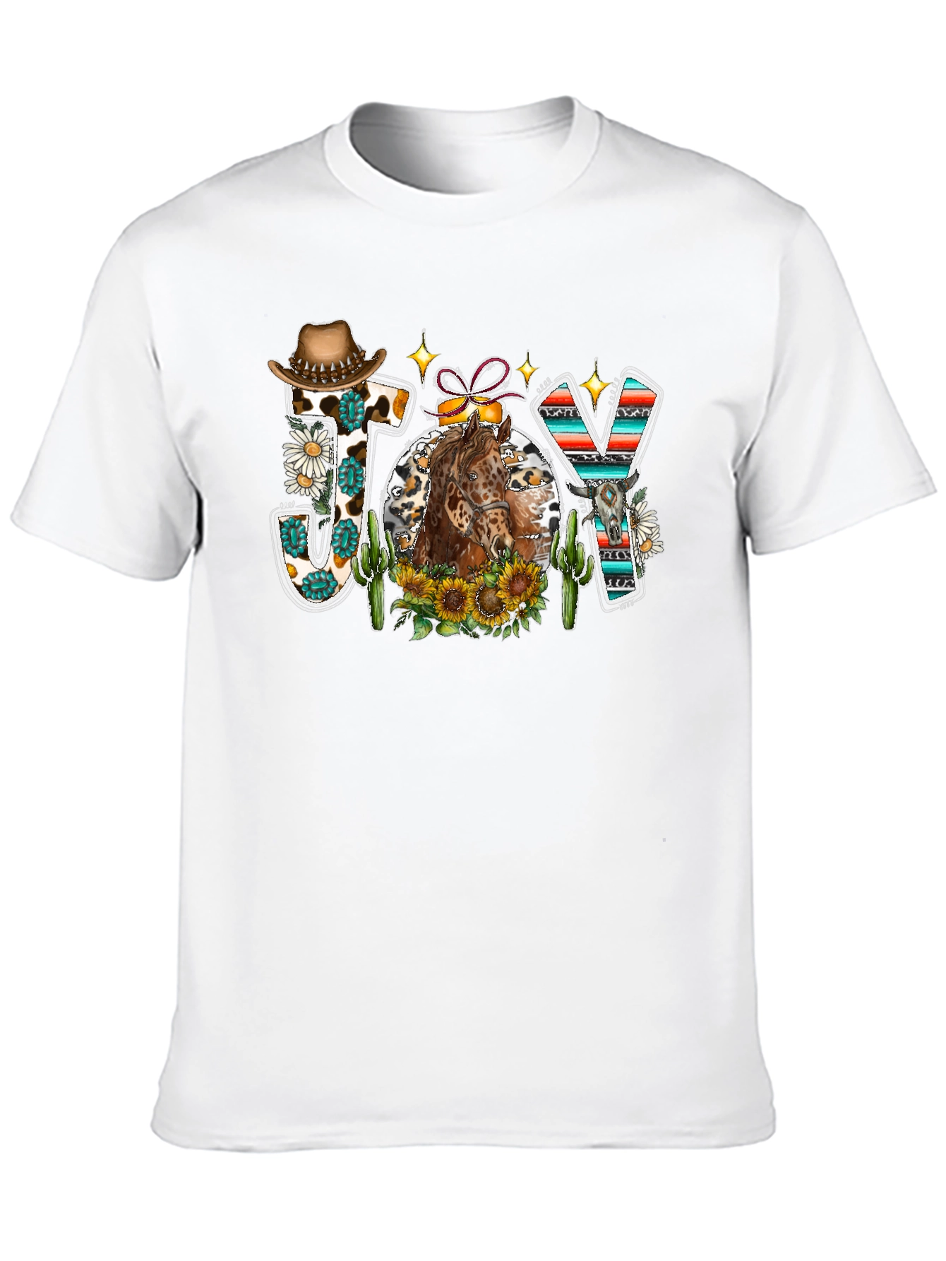 Joy Western Horse Graphic Tee