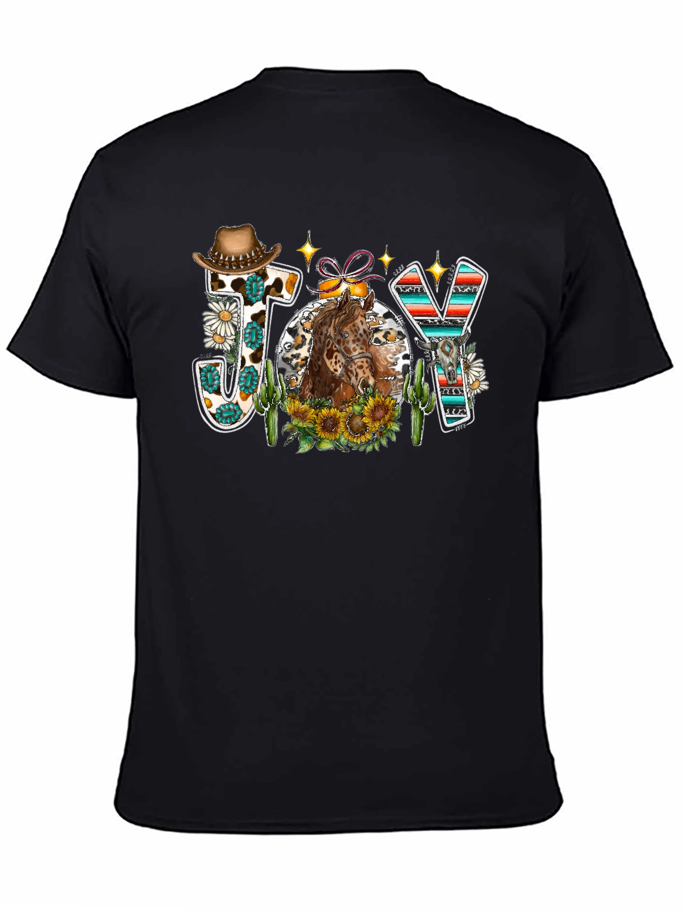 Joy Western Horse Graphic Tee