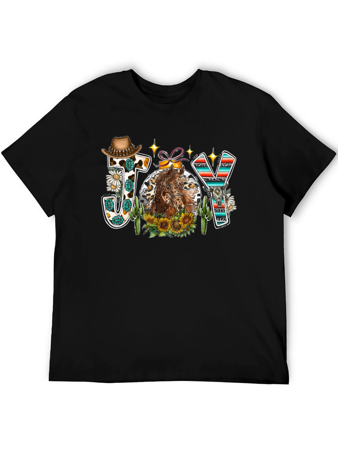 Joy Western Horse Graphic Tee