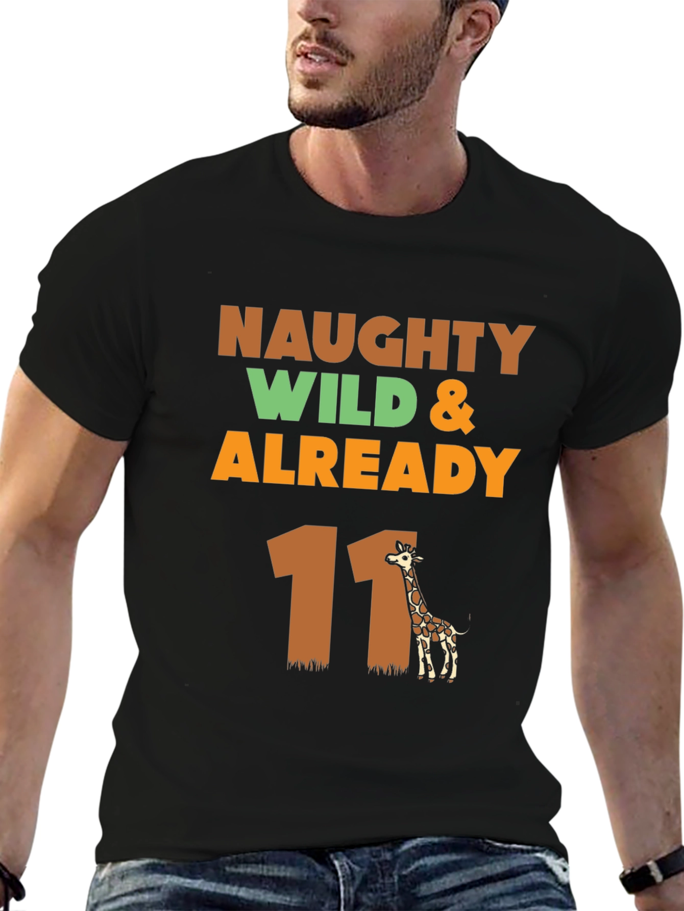 Naughty Wild & Already 11 Giraffe T-Shirt