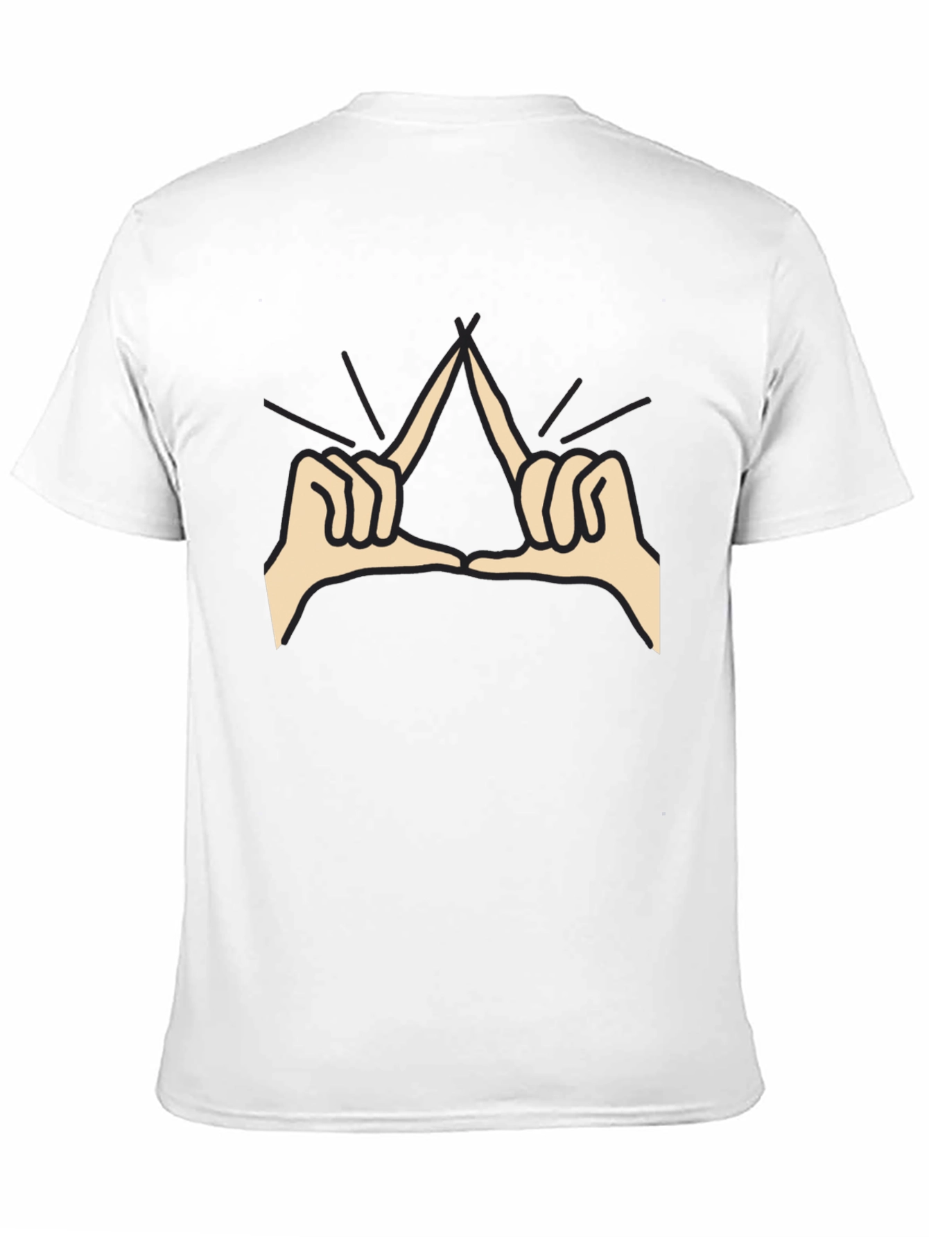 Delta Hand Sign Black T-Shirt
