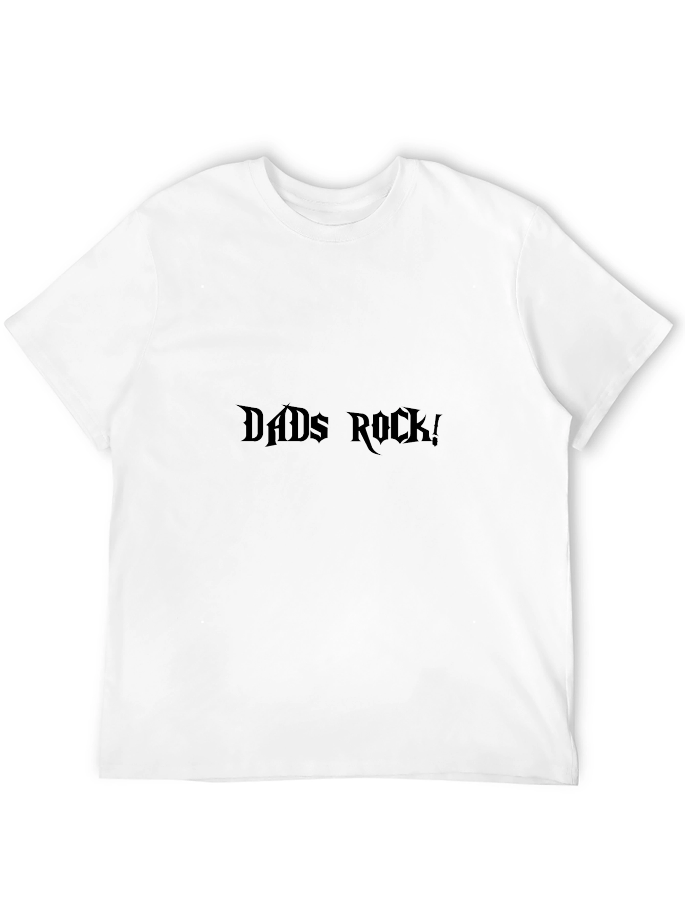 Dads Rock! Black Graphic T-Shirt
