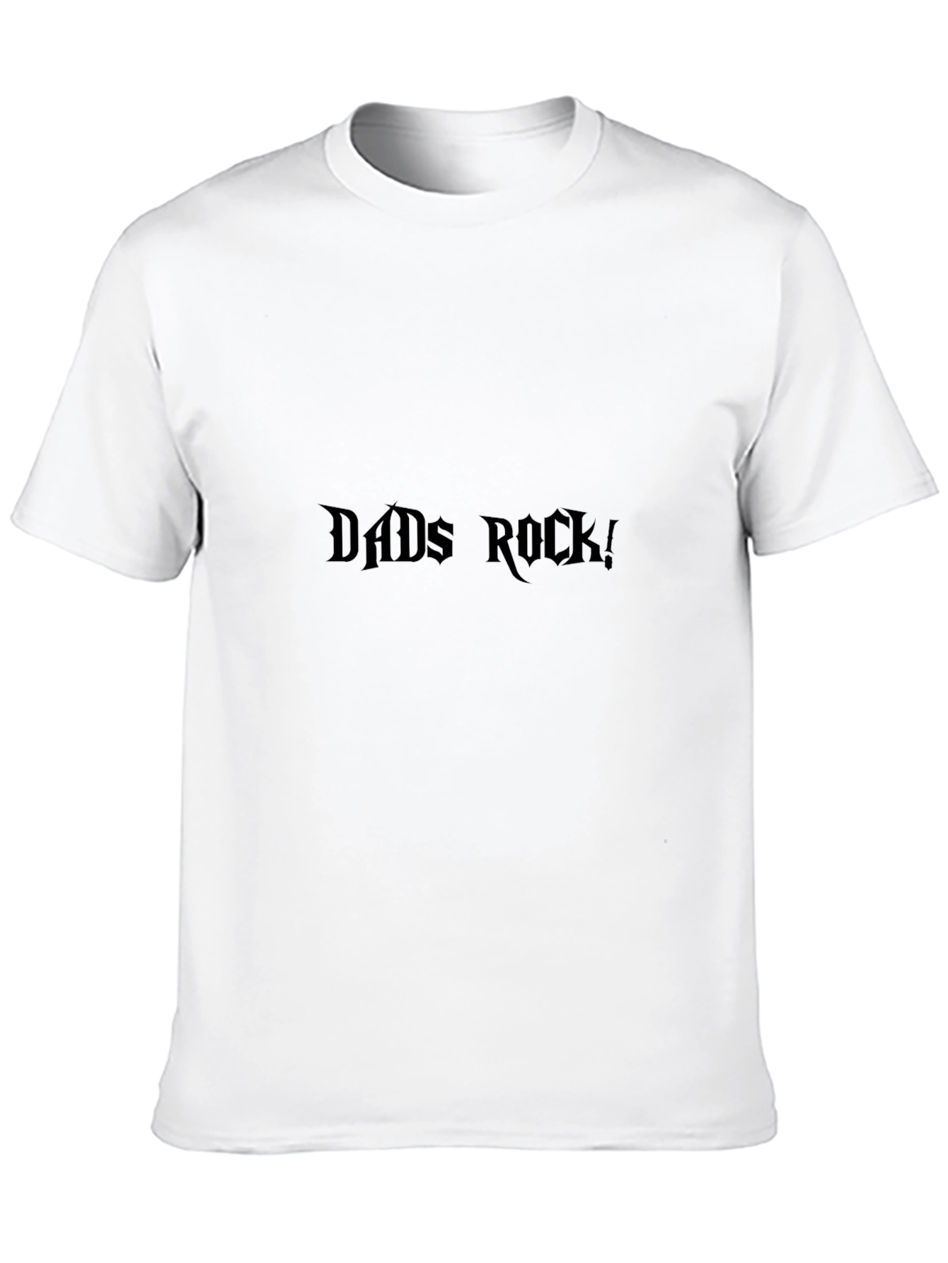 Dads Rock! Black Graphic T-Shirt