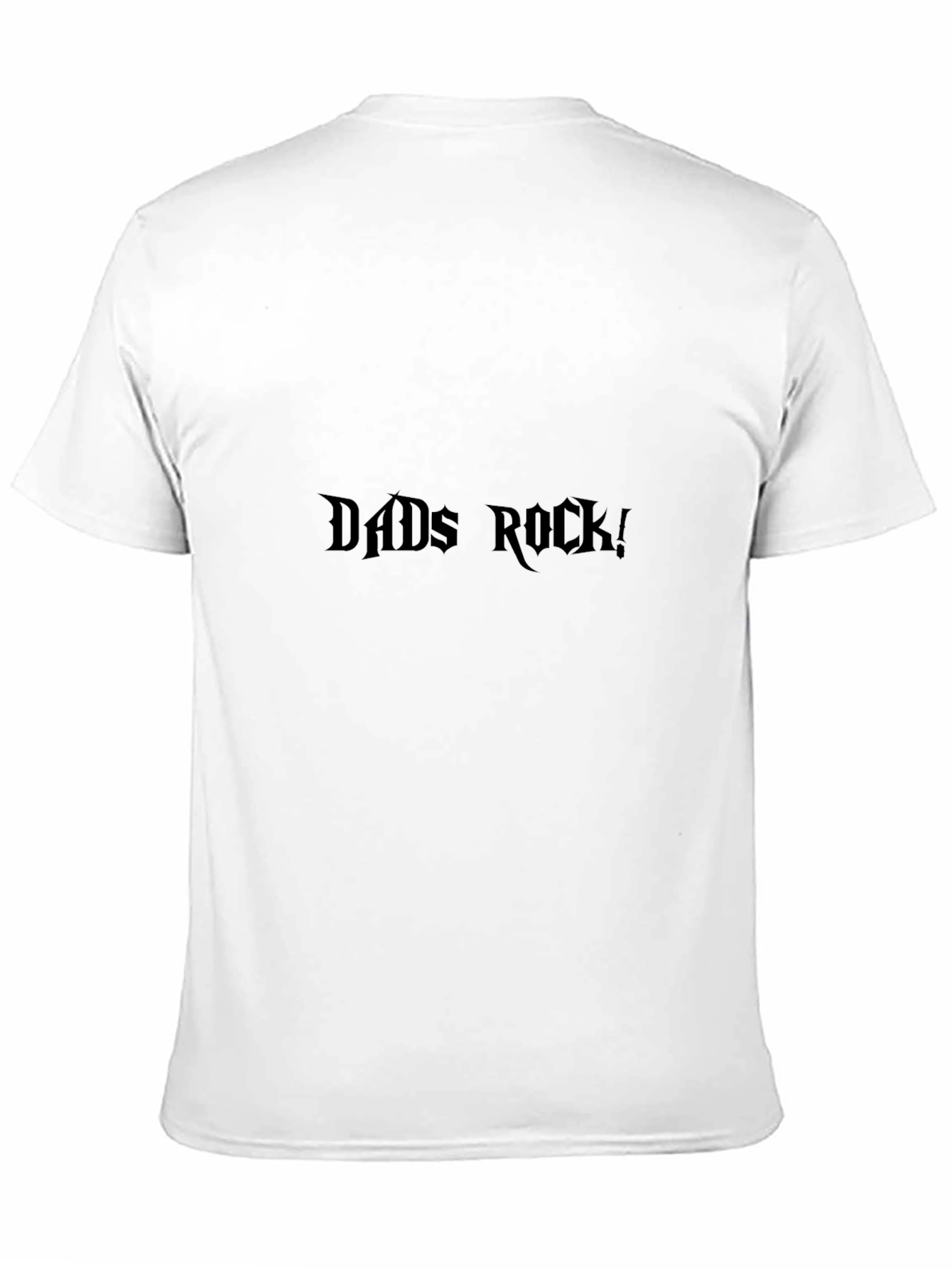 Dads Rock! Black Graphic T-Shirt