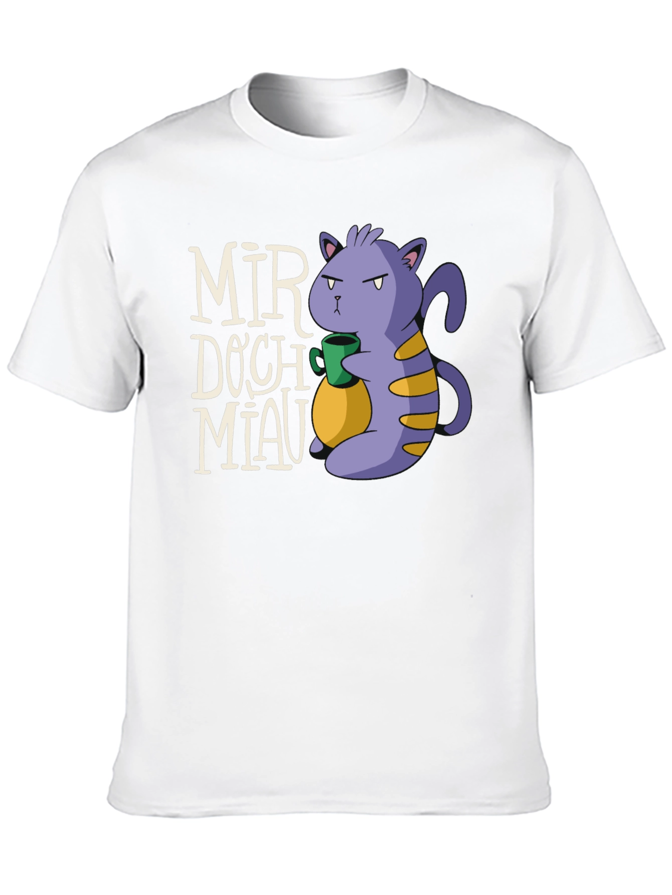 Mir Doch Miau Black T-Shirt