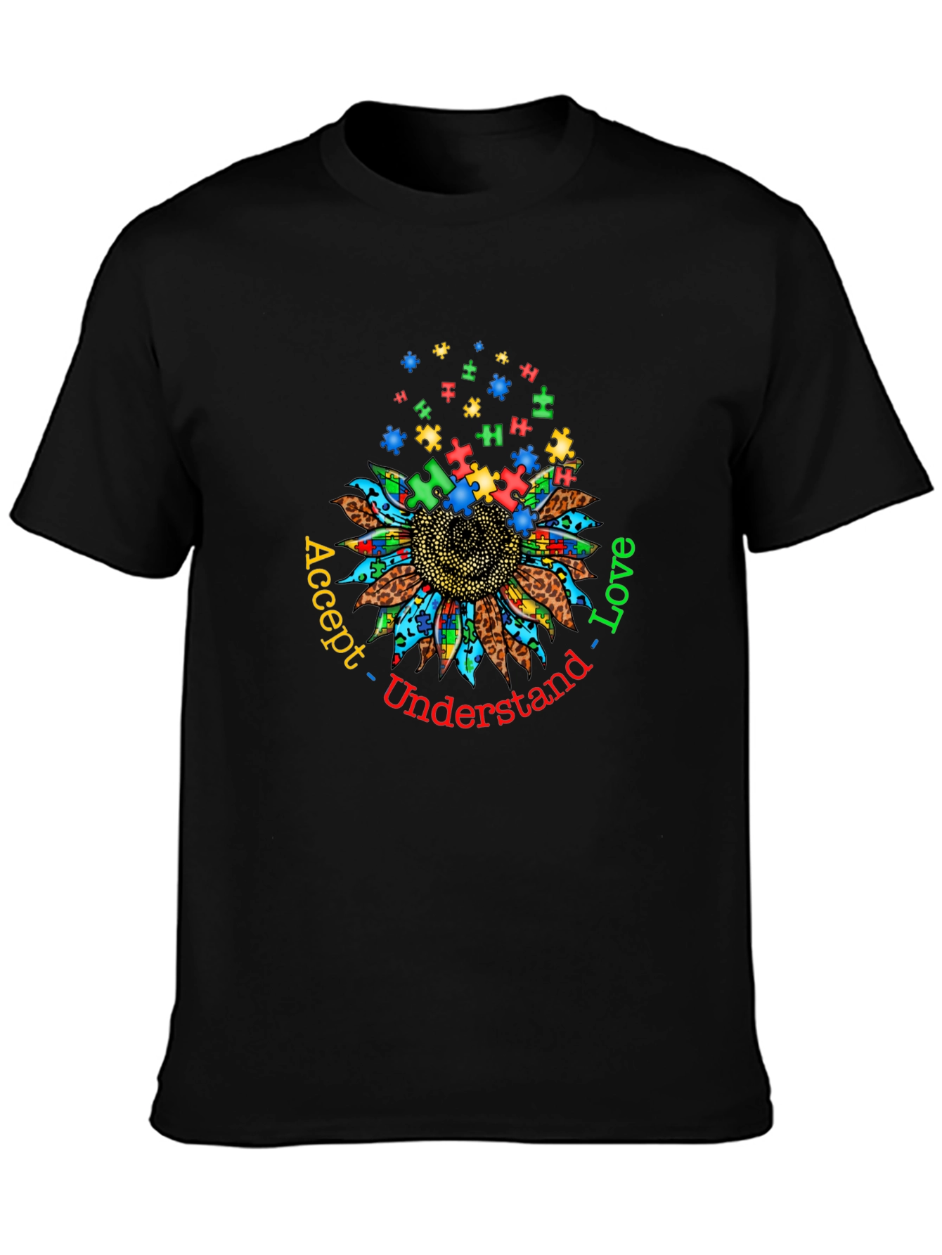 Autism Awareness Sunflower T-Shirt