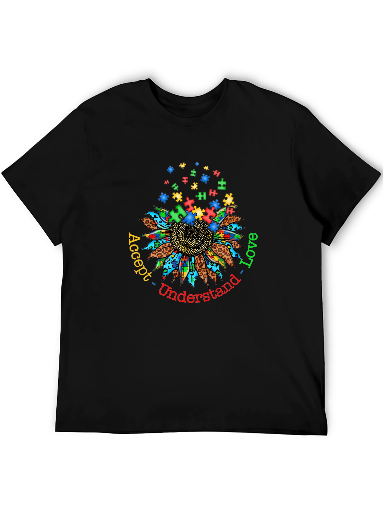 Autism Awareness Sunflower T-Shirt