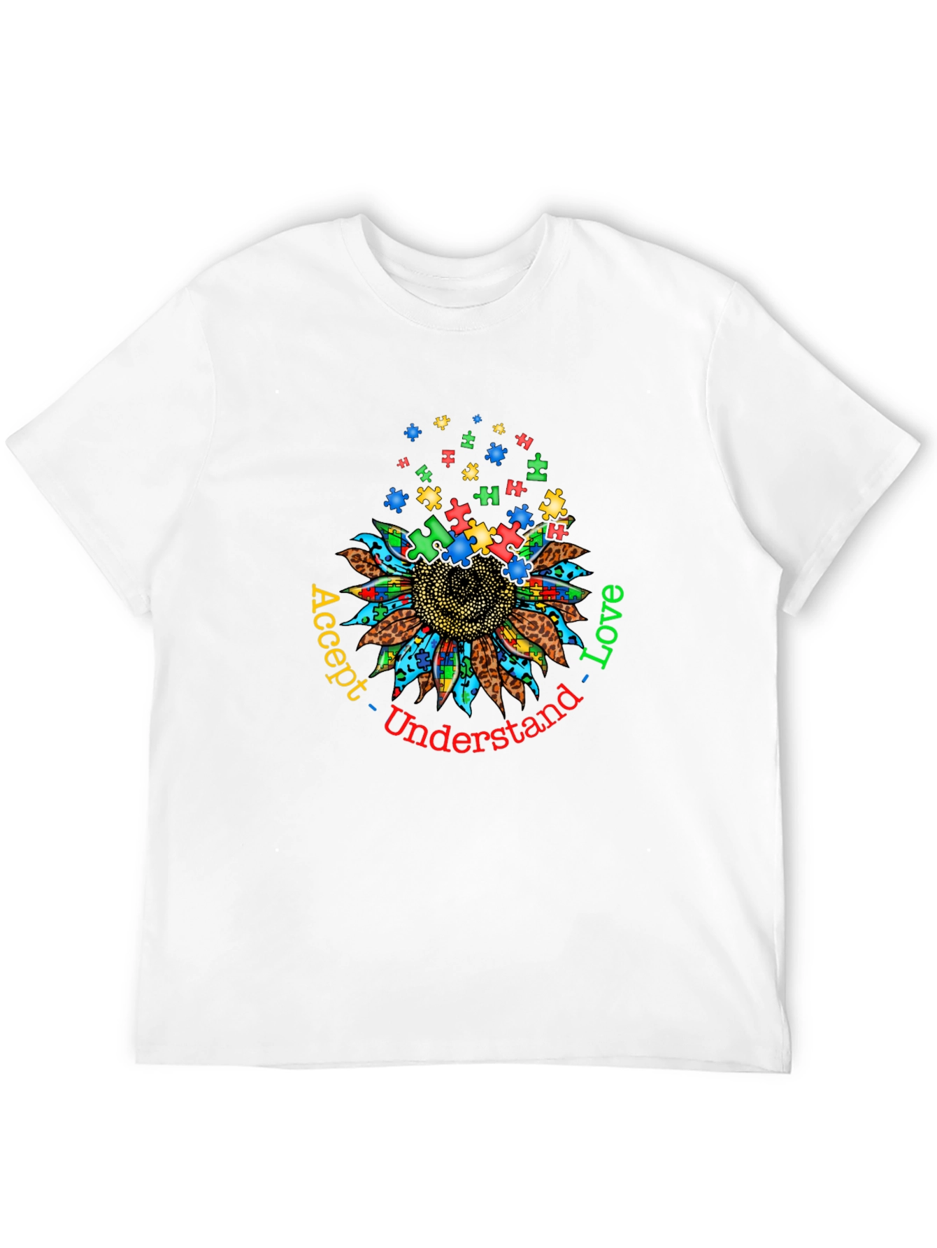 Autism Awareness Sunflower T-Shirt