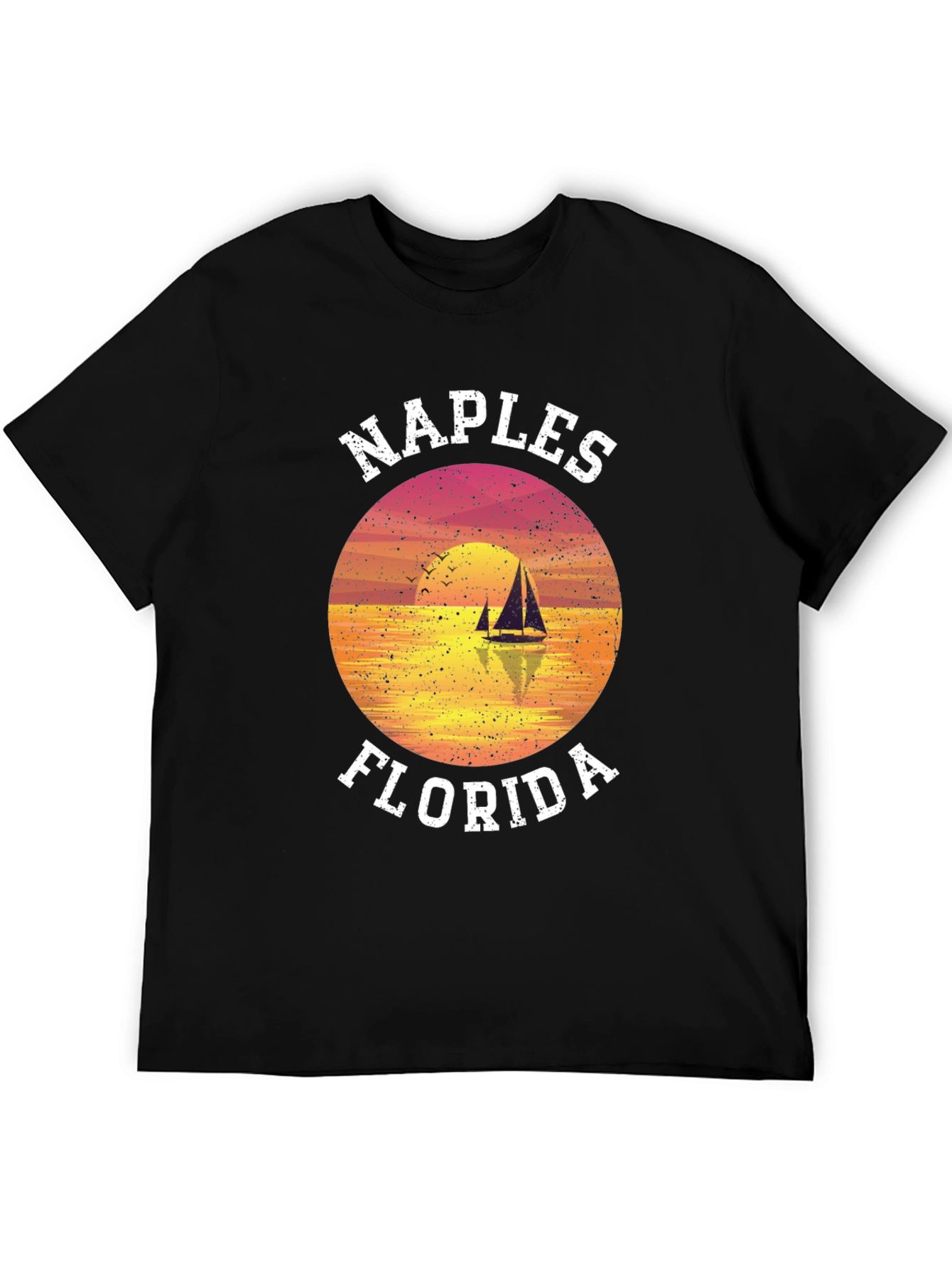 Naples Florida T-Shirt Sunset Graphic Tee