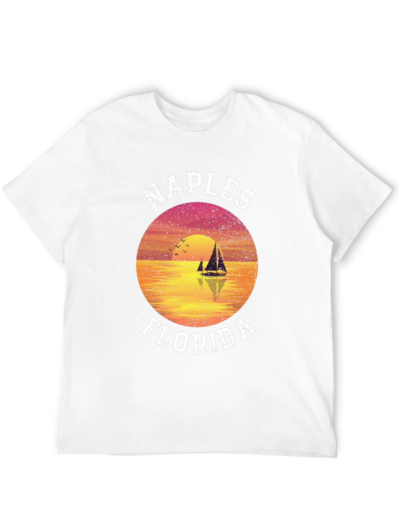 Naples Florida T-Shirt Sunset Graphic Tee