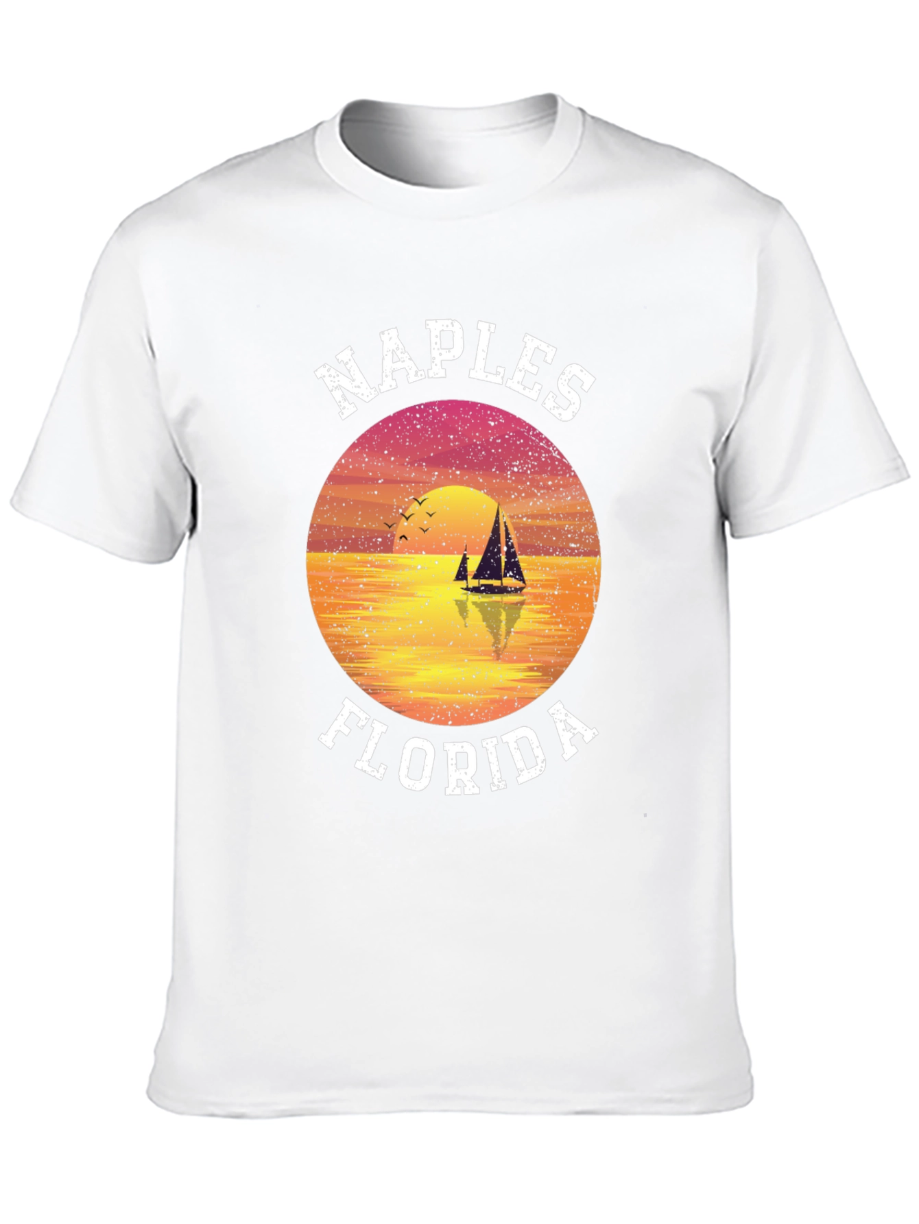 Naples Florida T-Shirt Sunset Graphic Tee