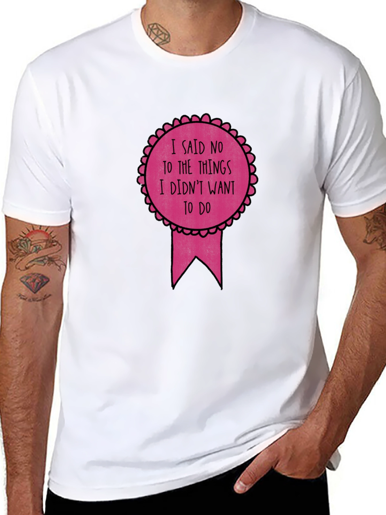 Funny Sarcastic Award Ribbon Graphic Tee