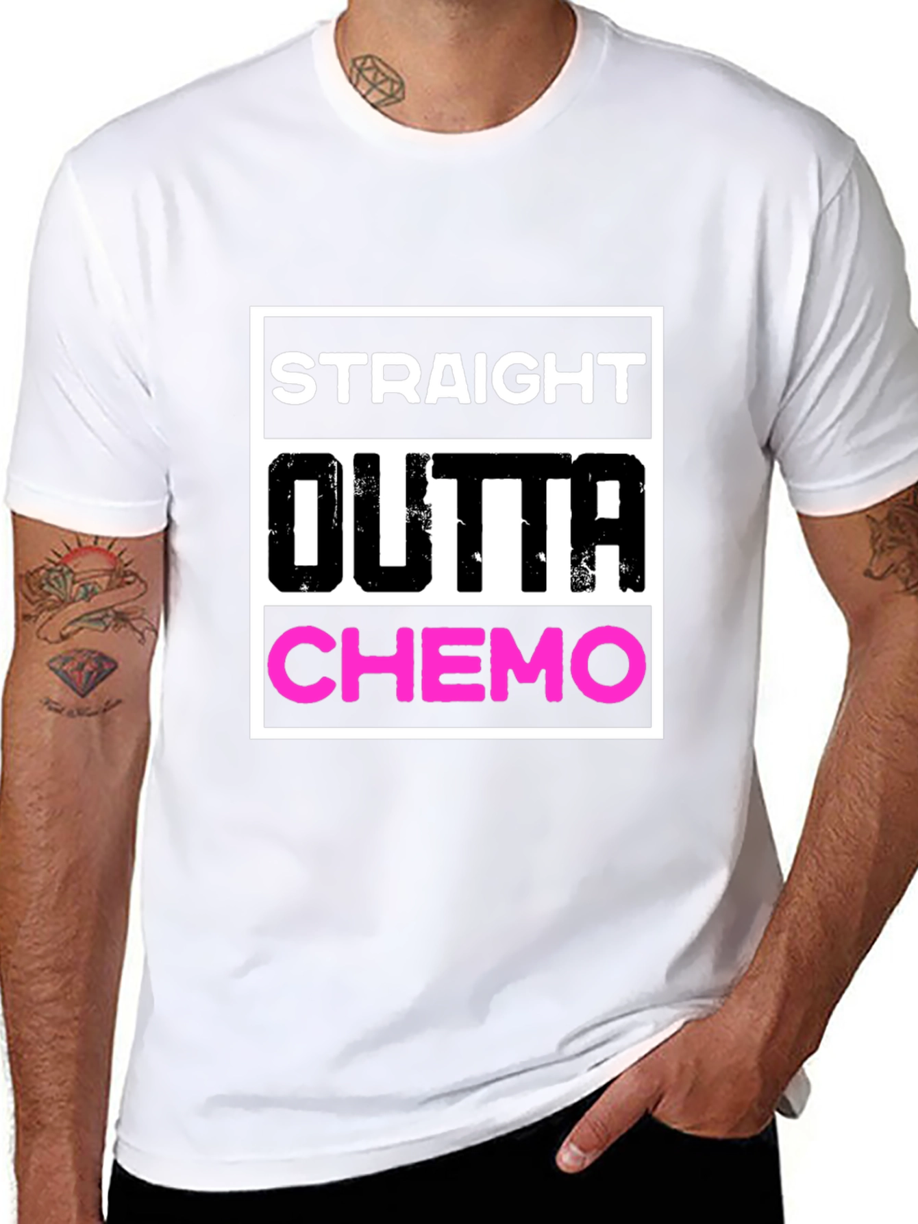 Straight Outta Chemo Graphic Tee