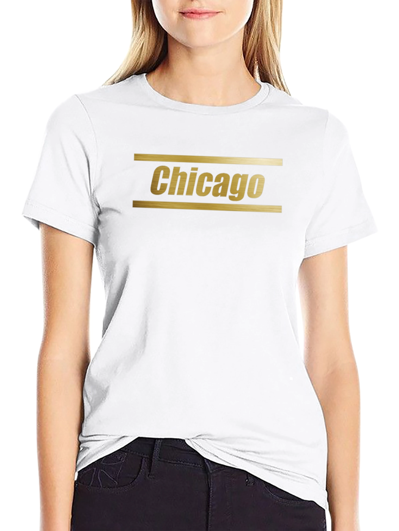 Chicago Graphic T-Shirt - Black Tee
