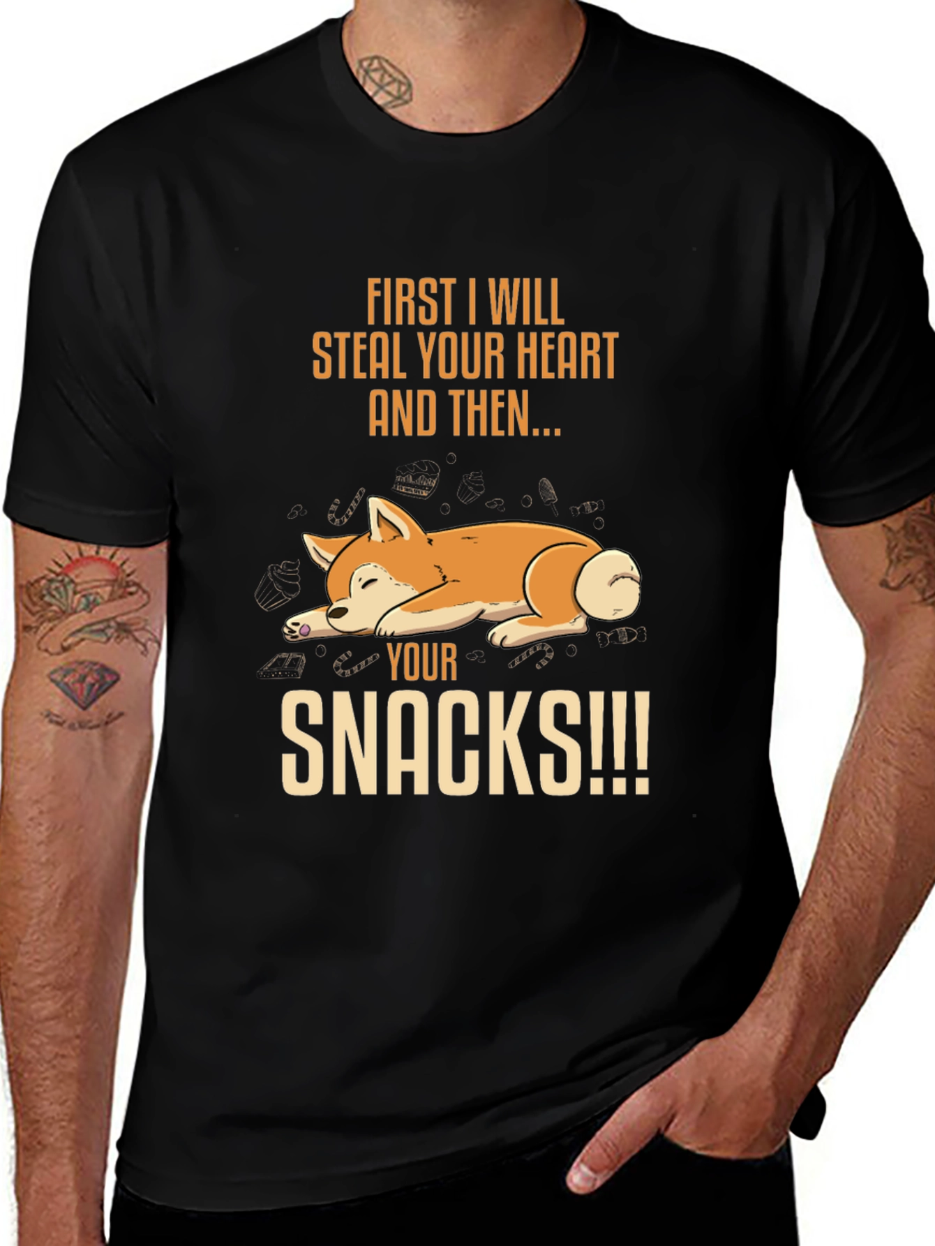 Steal Your Heart and Snacks T-Shirt