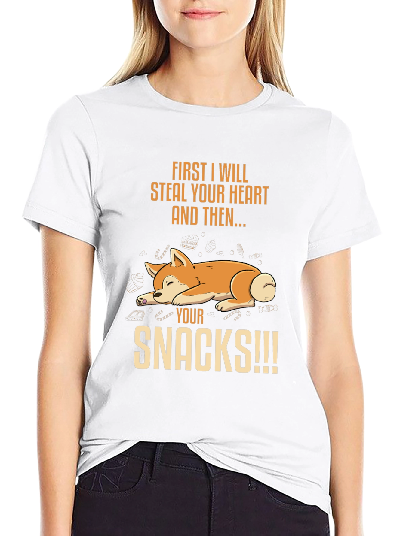 Steal Your Heart and Snacks T-Shirt