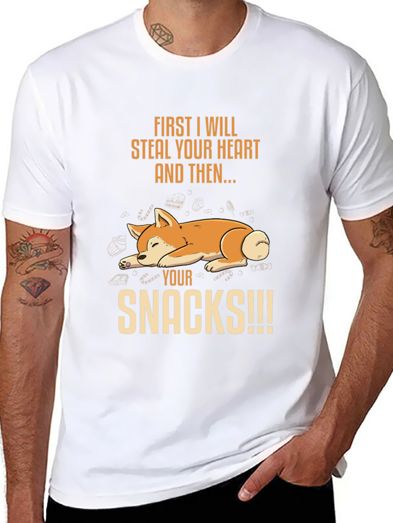 Steal Your Heart and Snacks T-Shirt