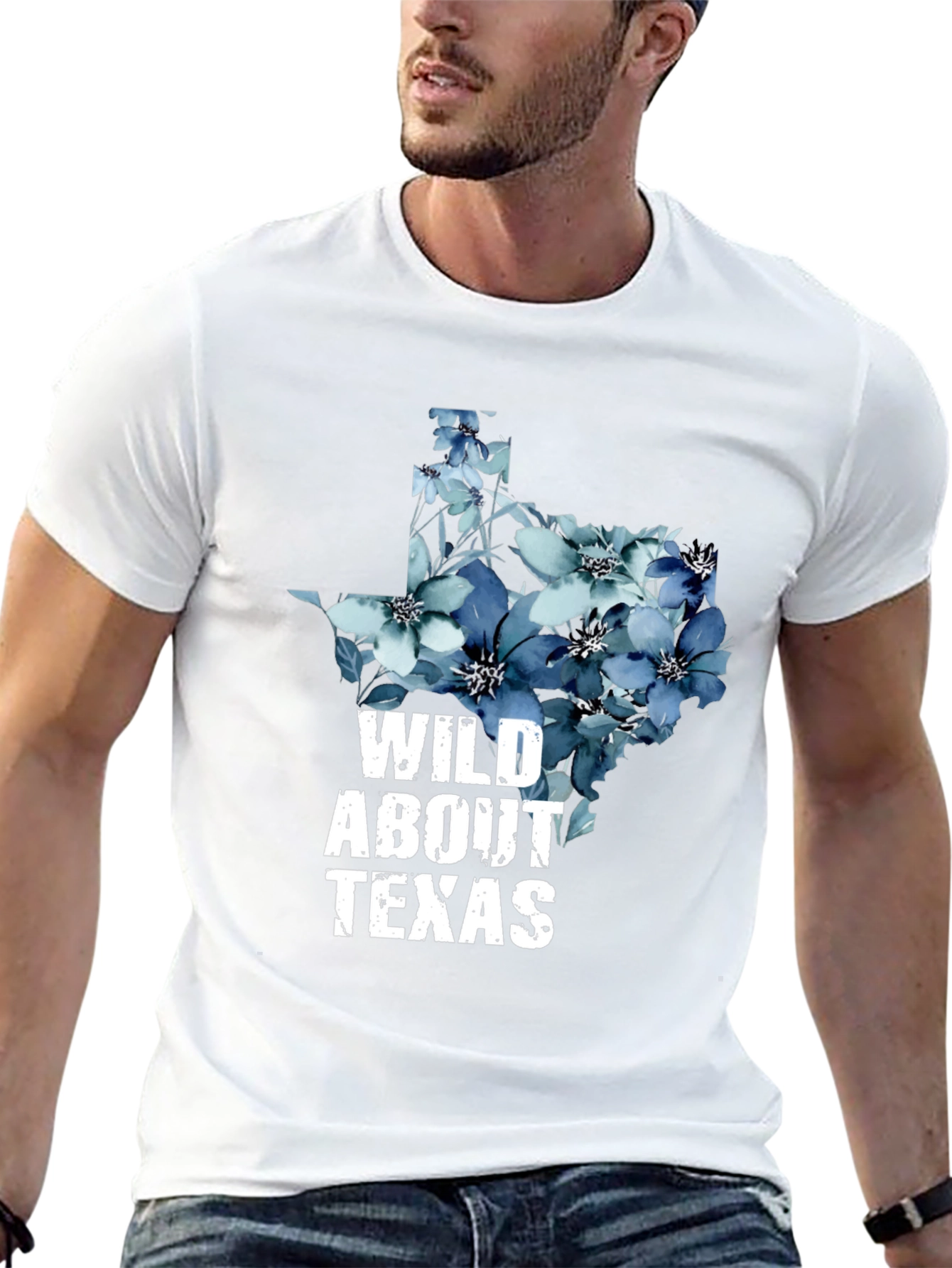Wild About Texas Floral Graphic T-Shirt