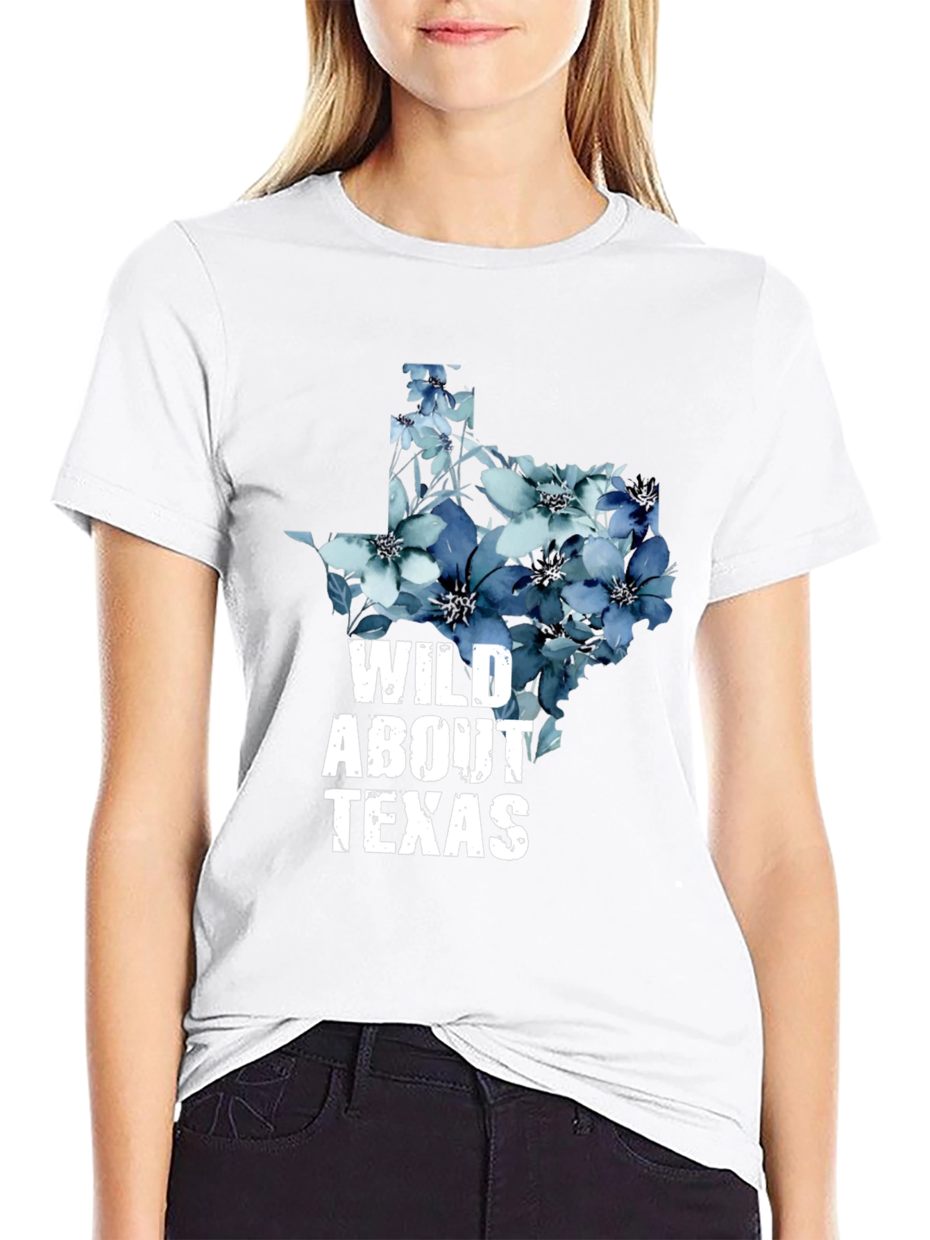 Wild About Texas Floral Graphic T-Shirt