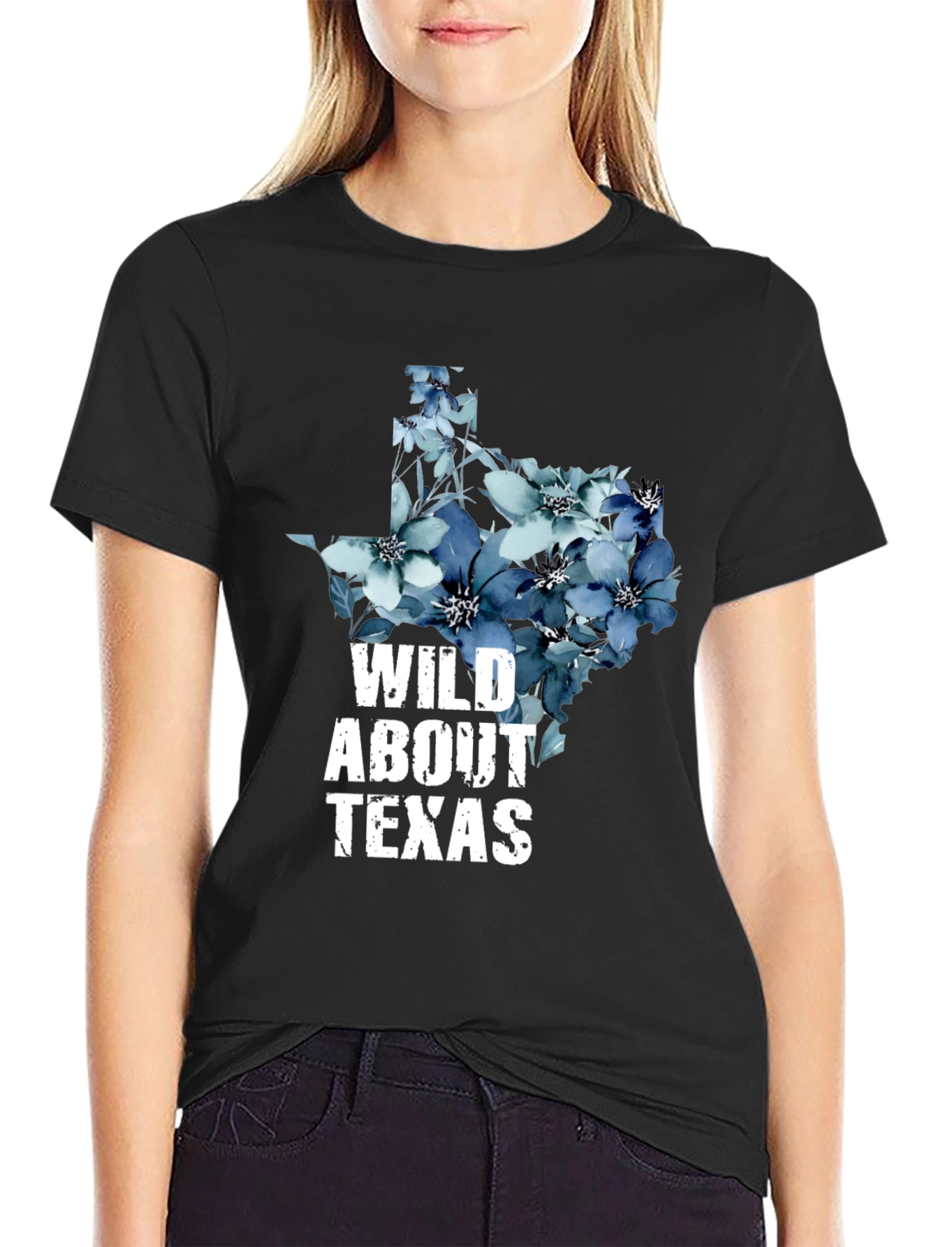 Wild About Texas Floral Graphic T-Shirt