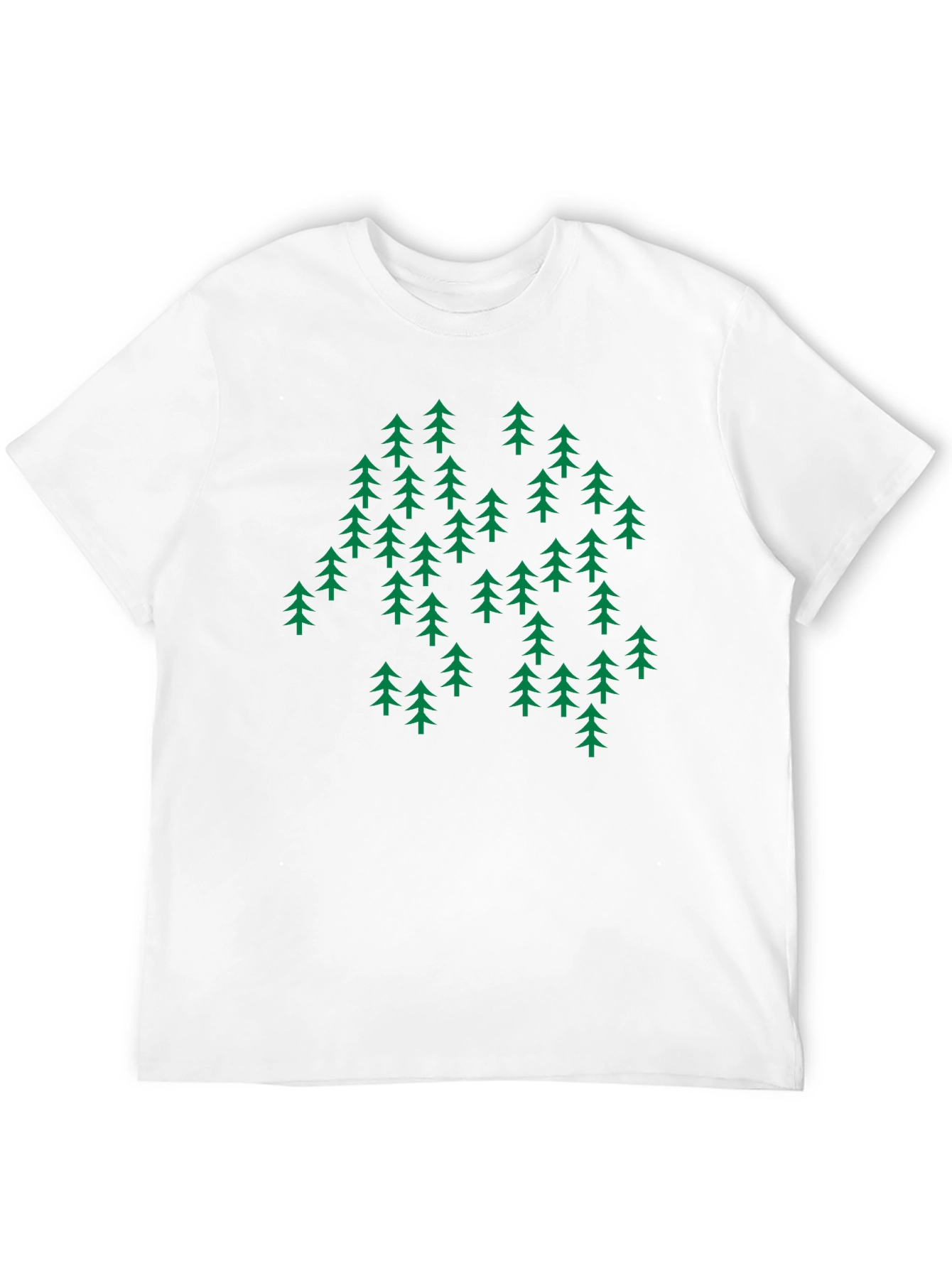 Nature Inspired Graphic Tee - Evergreen Forest Design