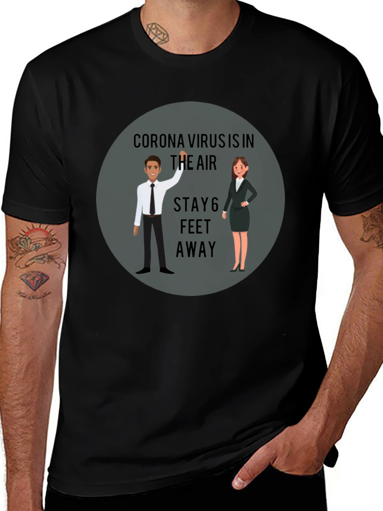 Social Distancing T-Shirt - Coronavirus Safety