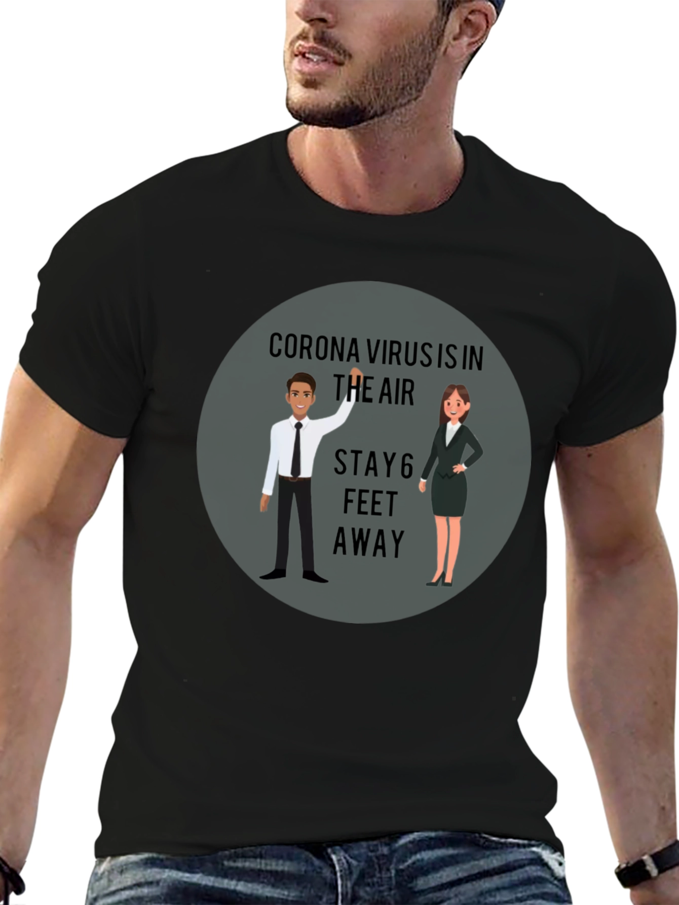 Social Distancing T-Shirt - Coronavirus Safety