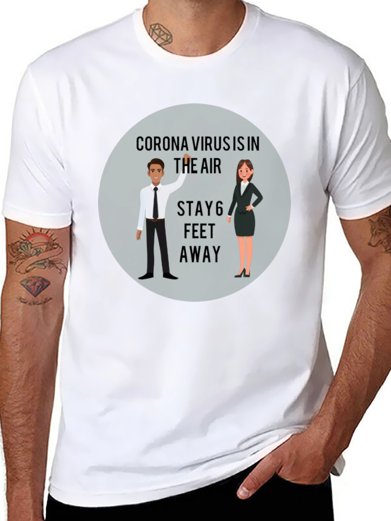 Social Distancing T-Shirt - Coronavirus Safety