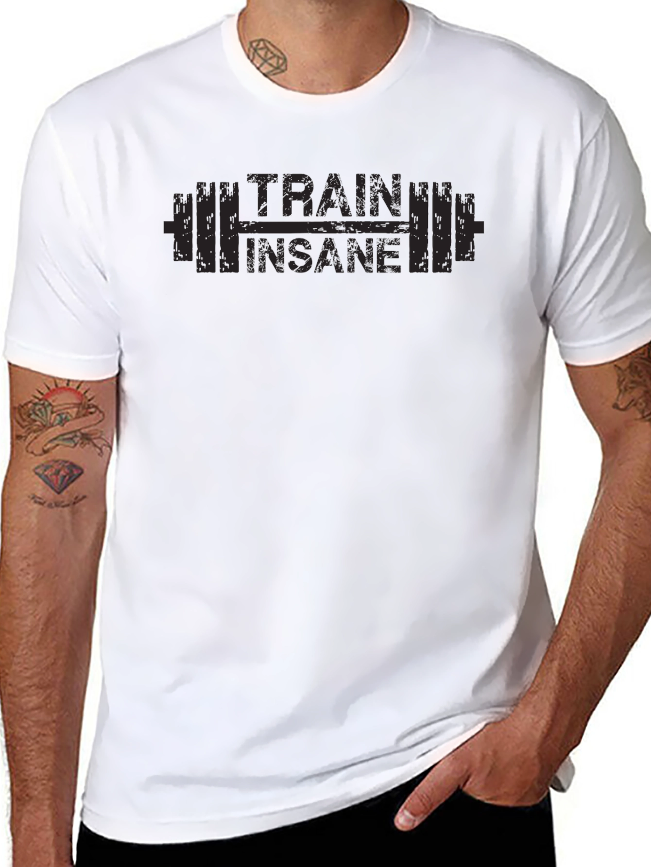 Train Insane Workout T-Shirt - Black