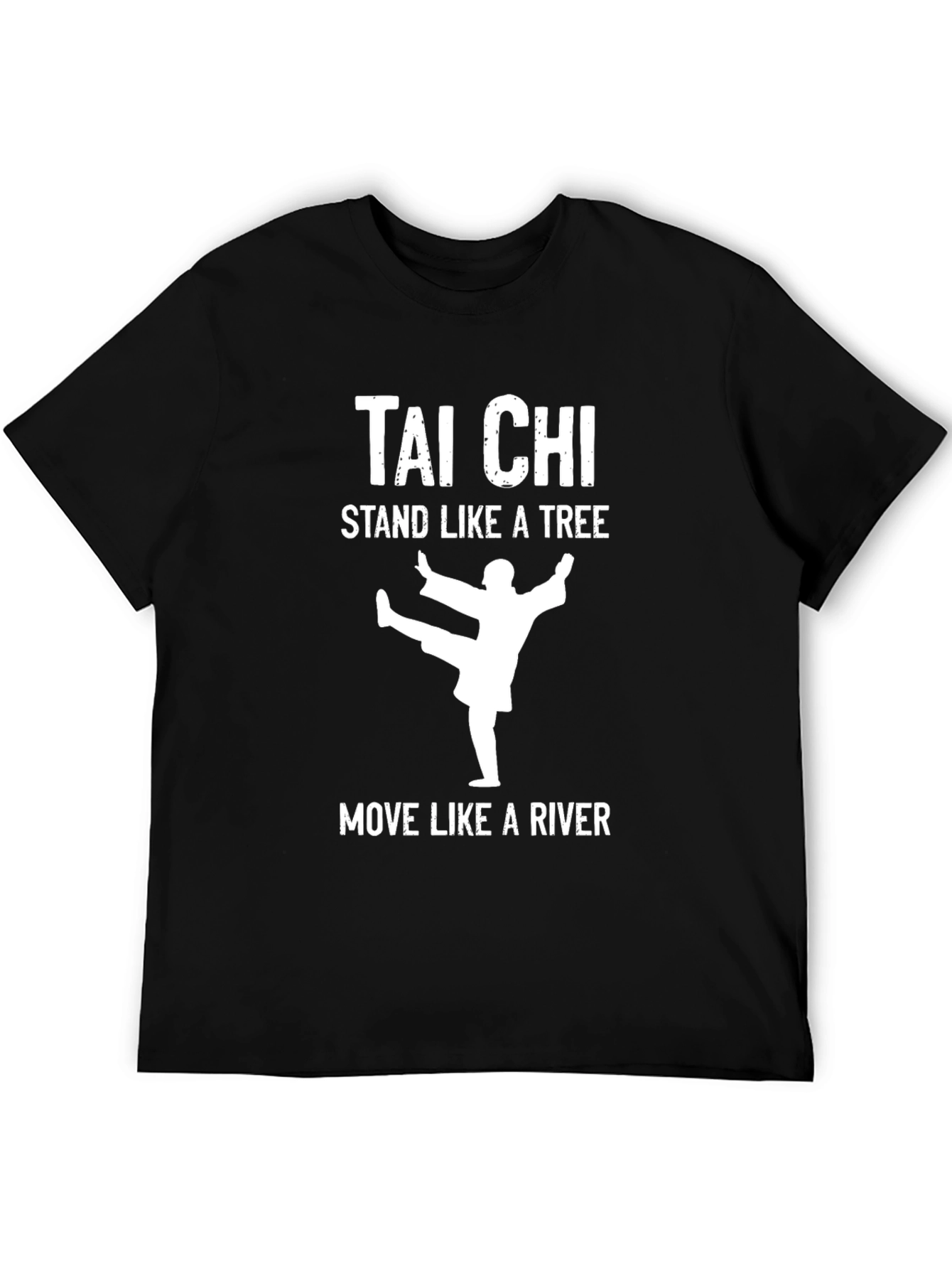 Tai Chi Graphic T-Shirt - Stand Like a Tree