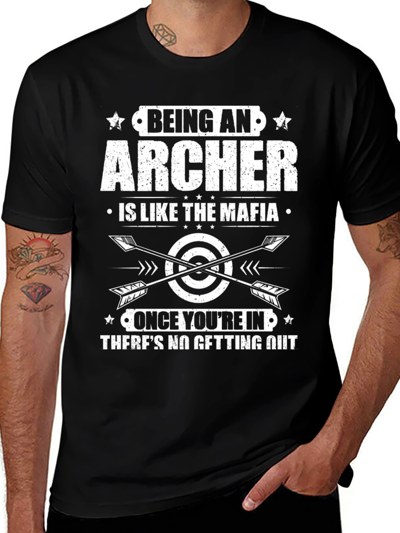 Archer Mafia T-Shirt - Funny Archery Tee
