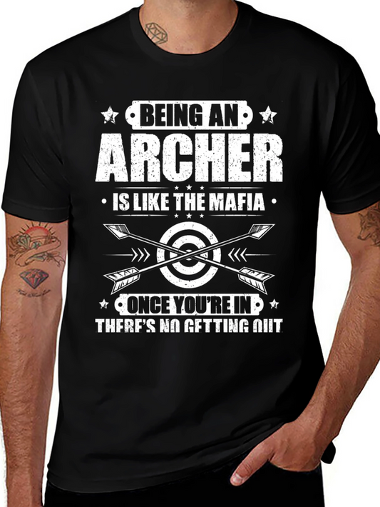 Archer Mafia T-Shirt - Funny Archery Tee