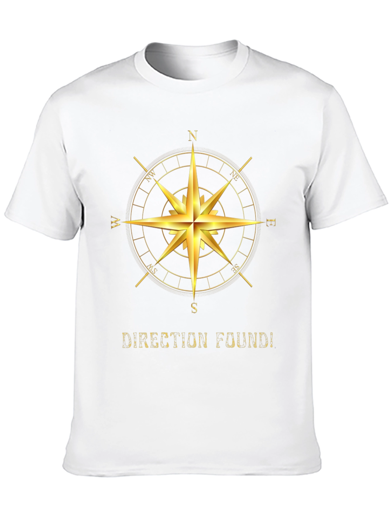 Direction Found Compass Graphic Tee