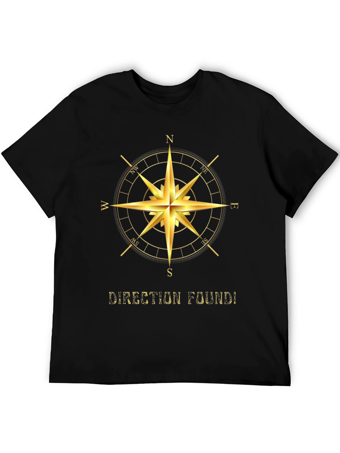Direction Found Compass Graphic Tee