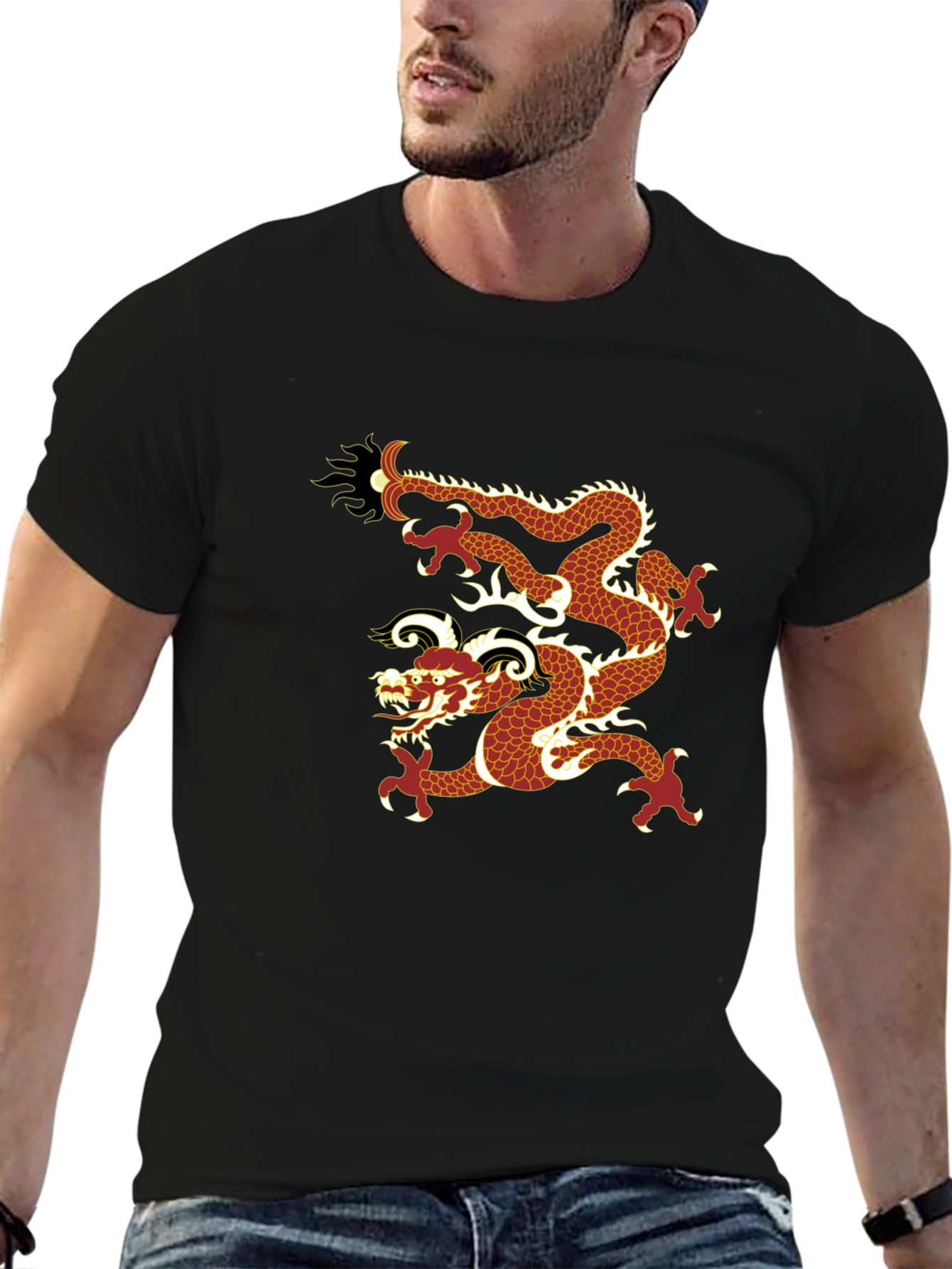 Dragon Graphic Tee - Bold Style